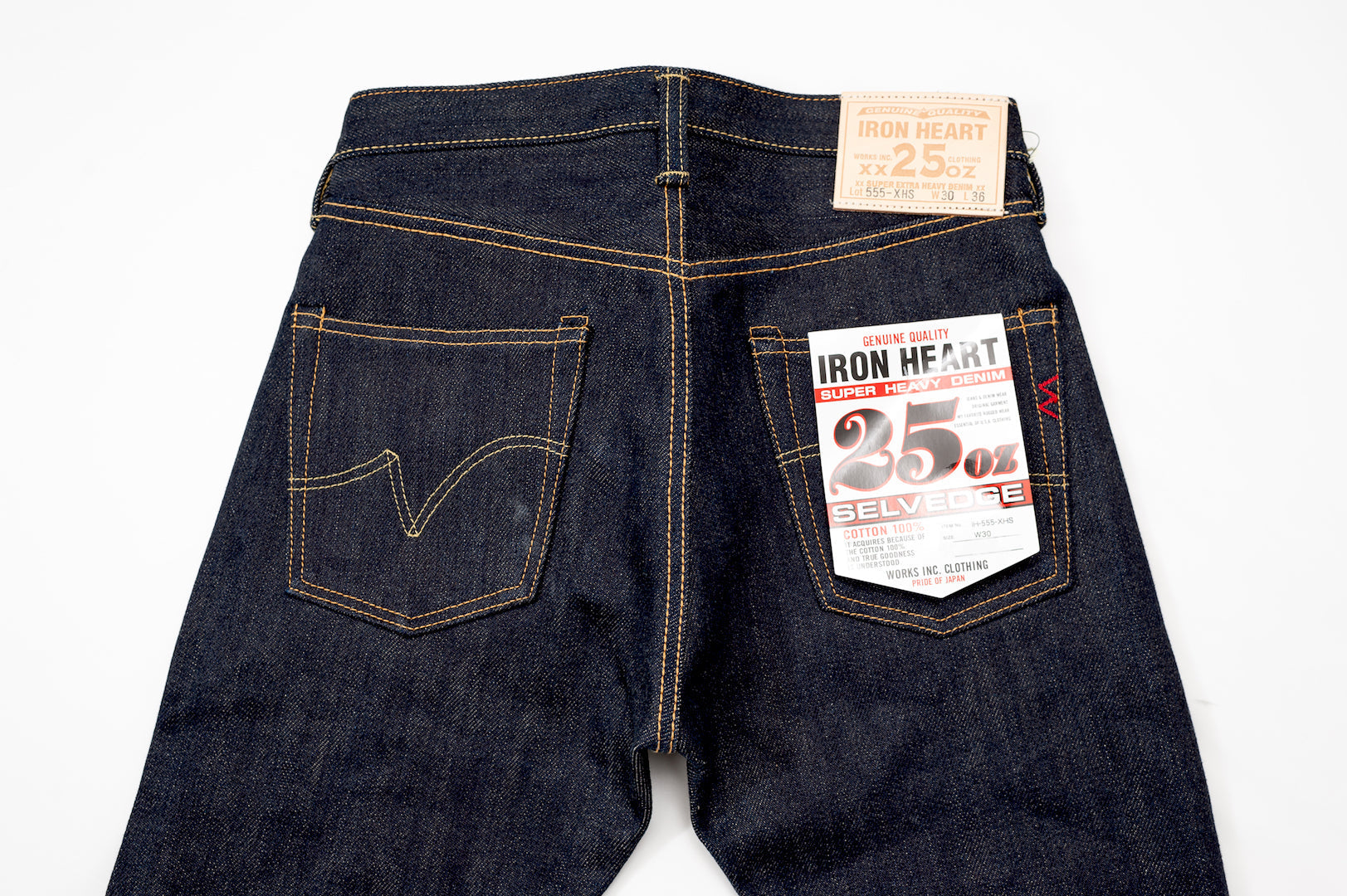 Iron Heart 555-XHS 25oz Denim (Slim Tapered Fit)