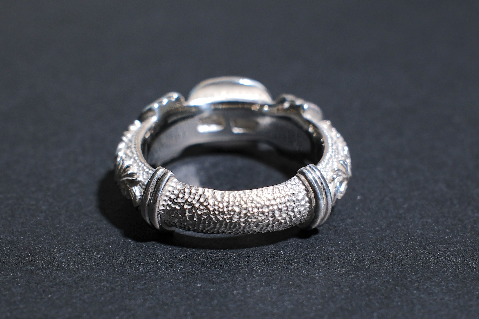 Legend Size Large "Anti-Ghost" Ring with Blue Topaz