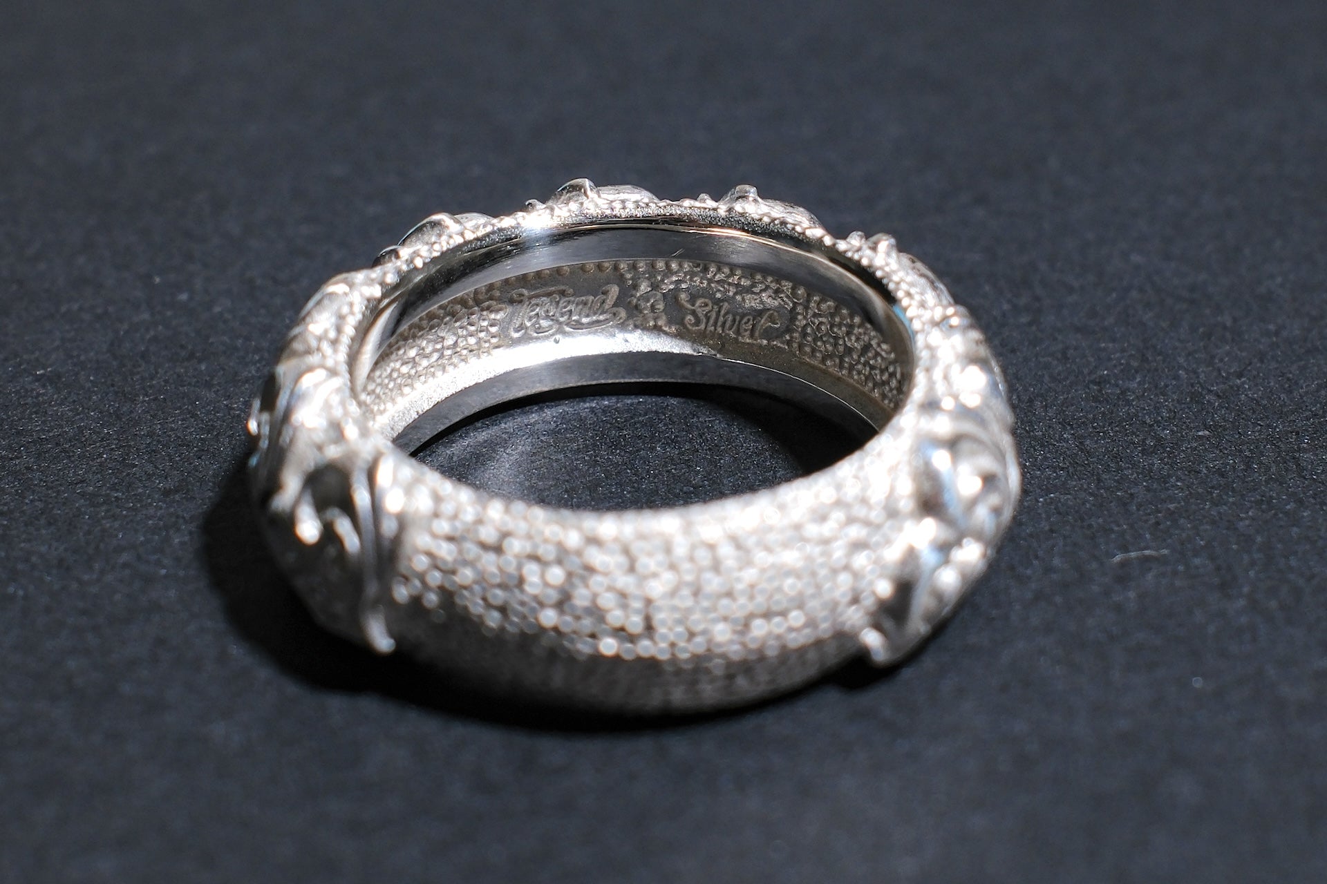 Legend "Heartfelt" Silver Ring (Large)
