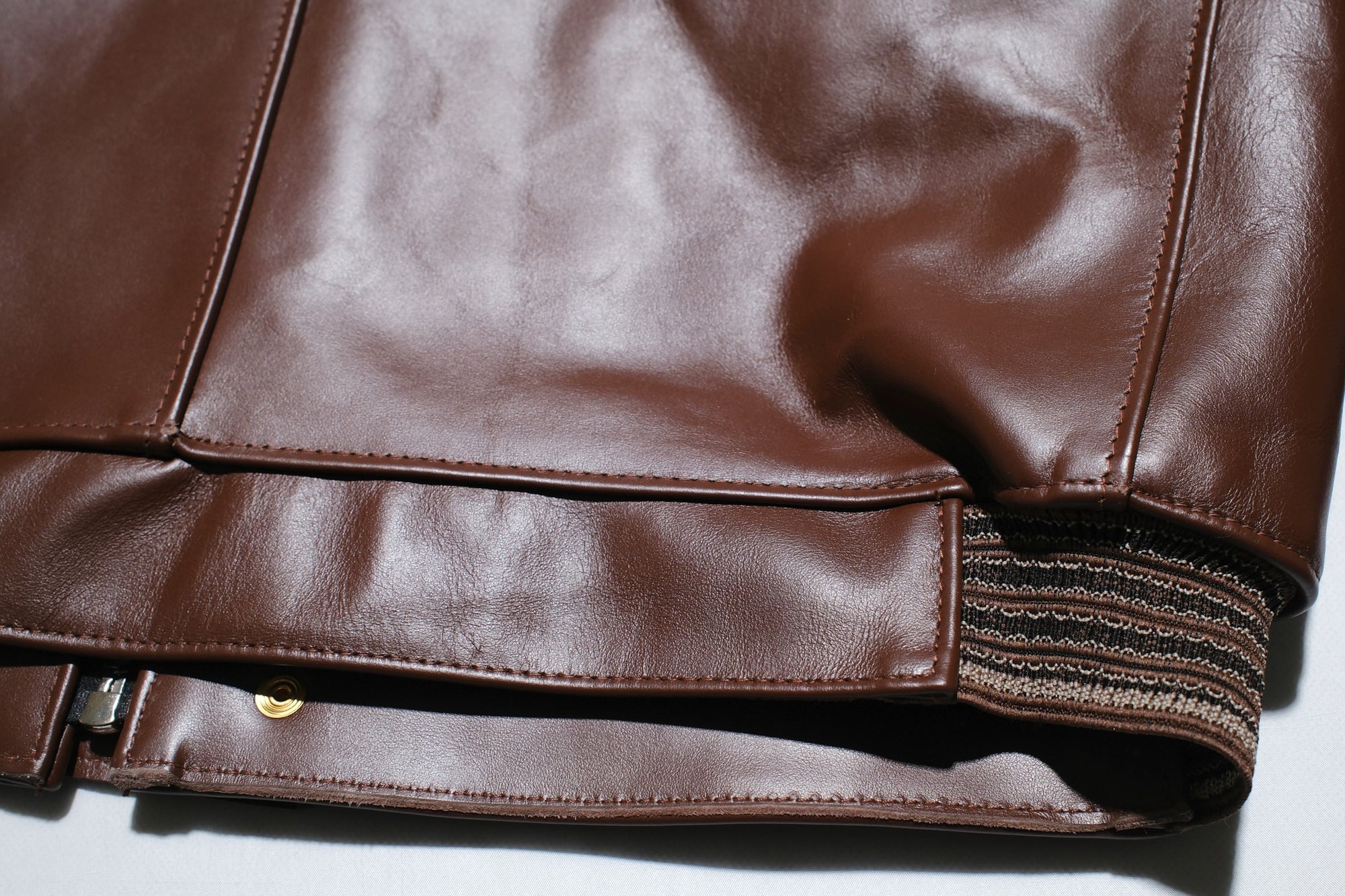 Lewis Leathers NO.386 “Lumber” Horsehide Jacket (Brown)