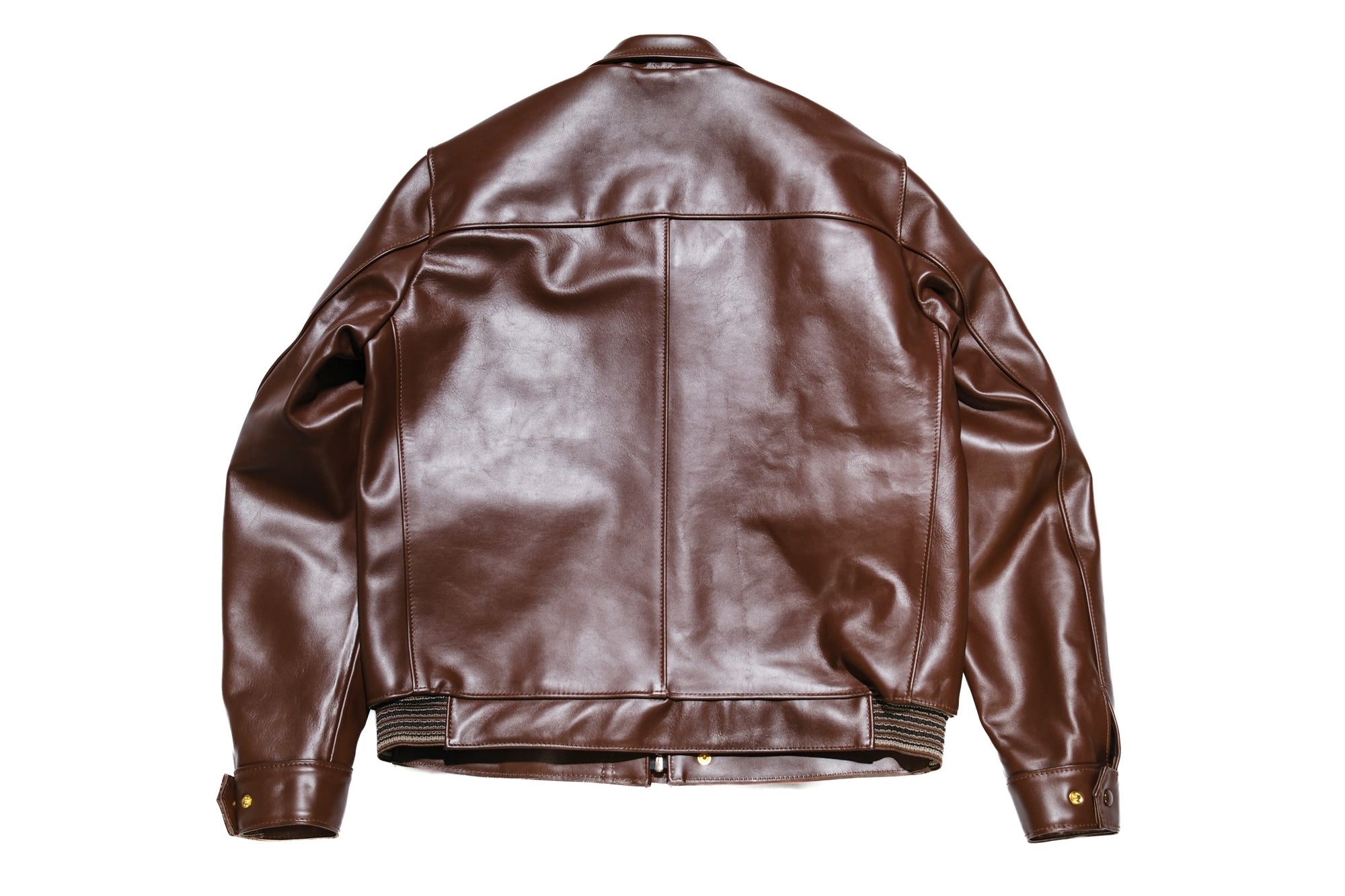 Lewis Leathers NO.386 “Lumber” Horsehide Jacket (Brown)