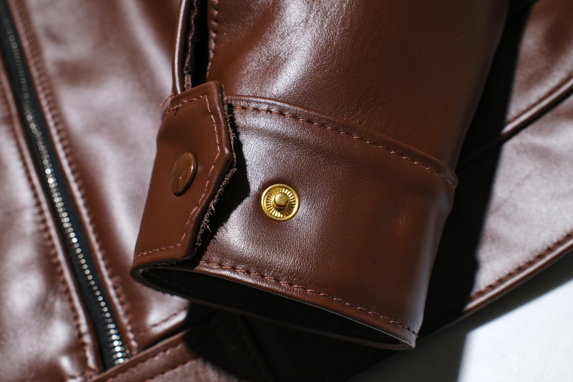 Lewis Leathers NO.386 “Lumber” Horsehide Jacket (Brown)