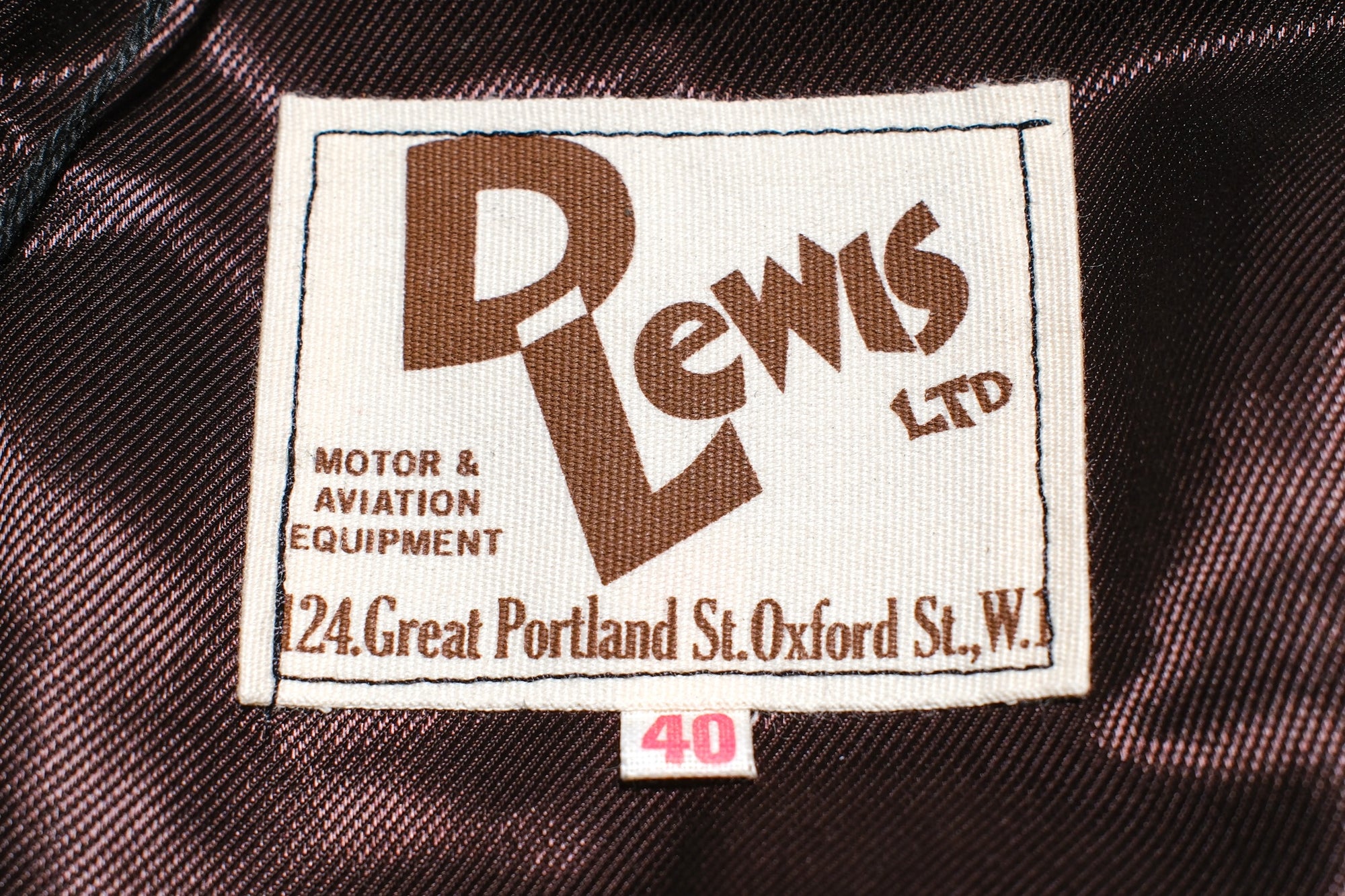 Lewis Leathers NO.386 “Lumber” Horsehide Jacket (Brown)