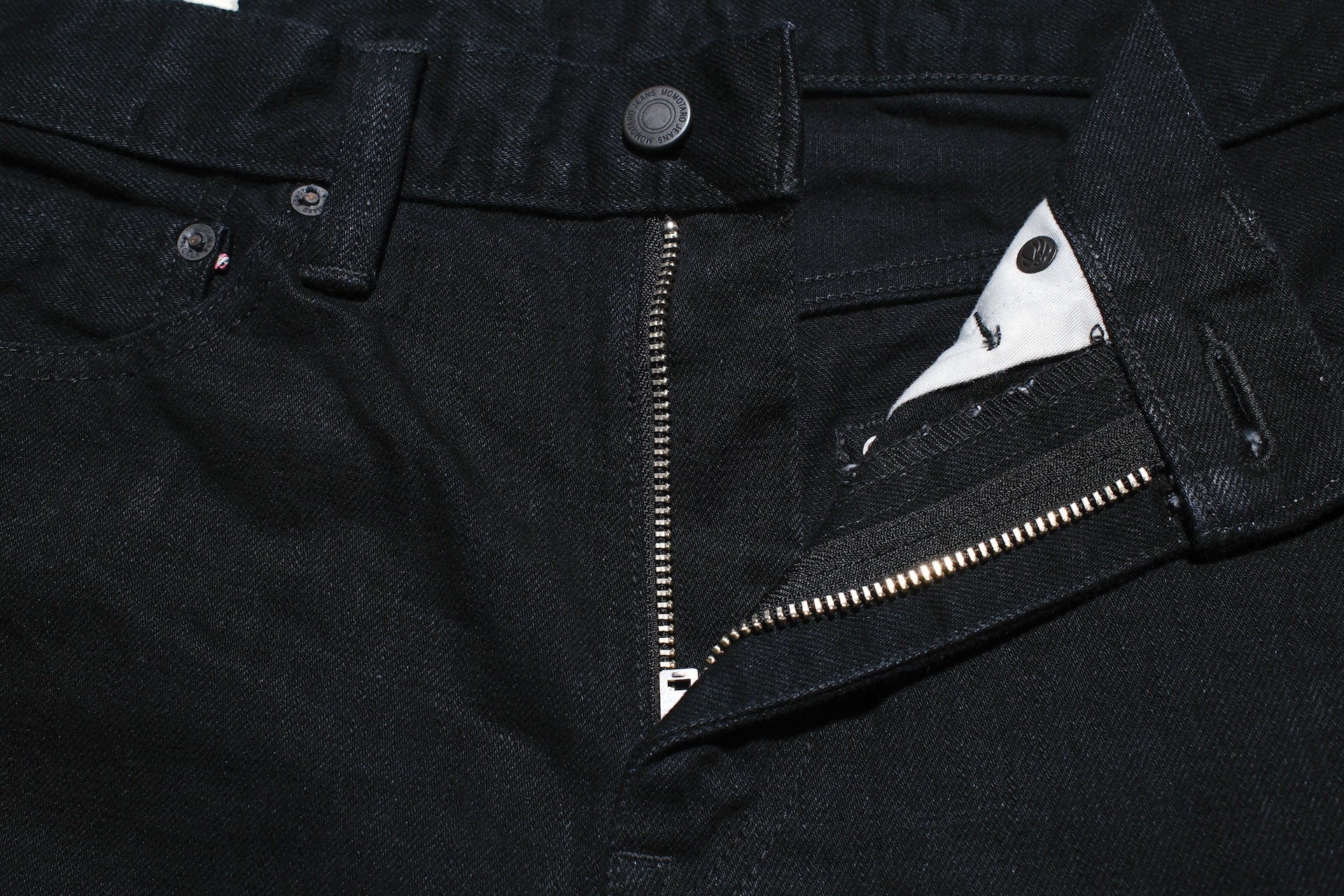 MOMOTARO JEANS 15.7oz "Black GTB" #Z101 Denim (Classic Straight fit)