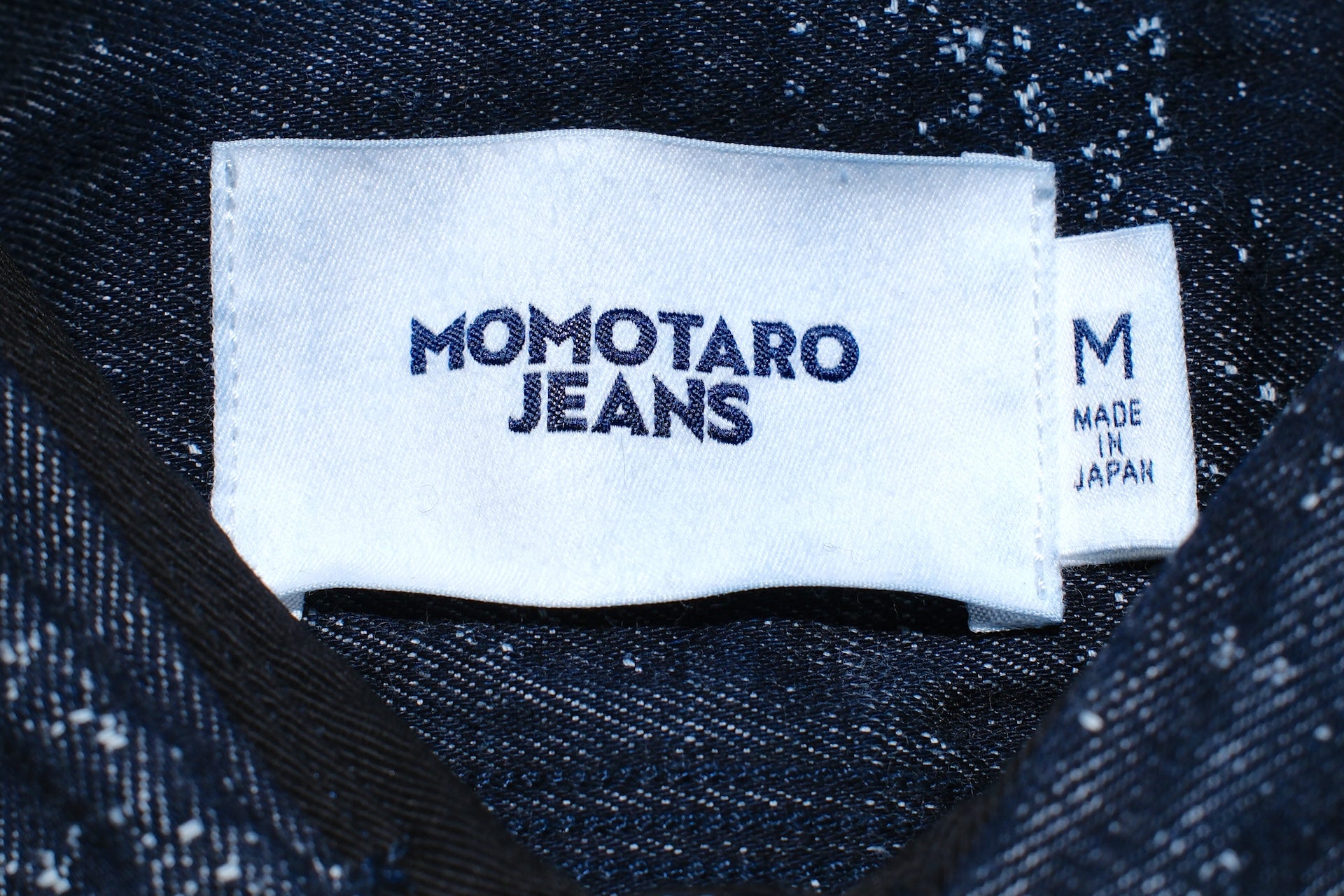 Momotaro 12oz Indigo Dyed “Ocean of Indigo” Jacquard Denim Workshirt