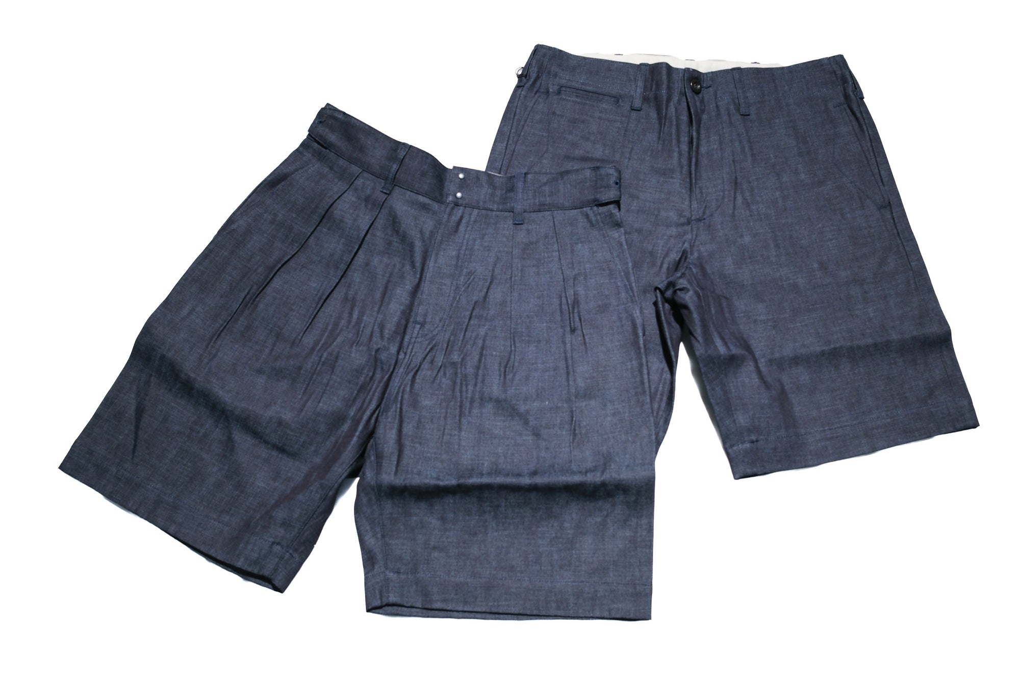 MOMOTARO JEANS 8oz “Tokuno Blue” Indigo Classic Denim Shorts