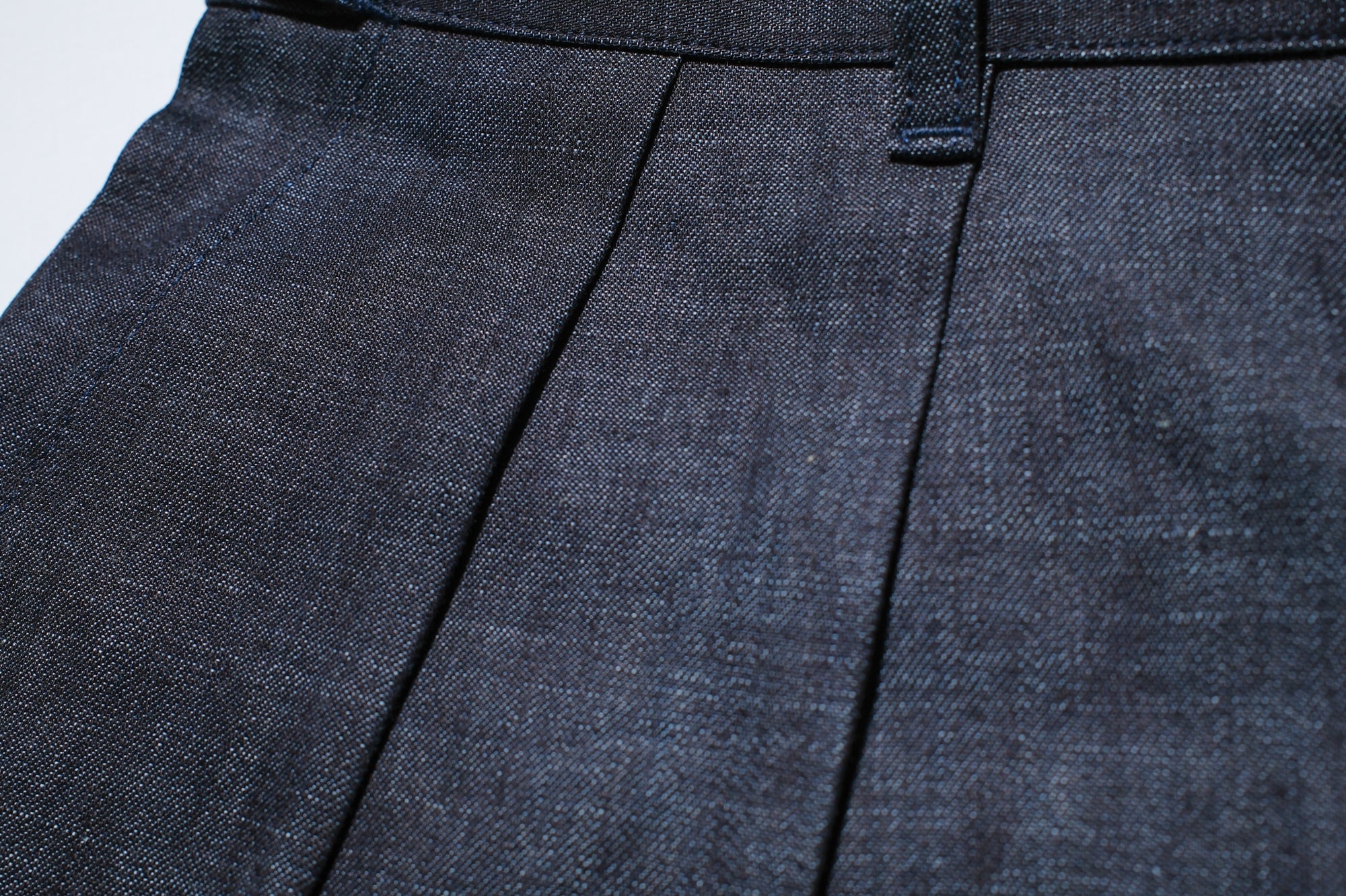 MOMOTARO JEANS 8oz “Tokuno Blue” Indigo Tailored Denim Shorts