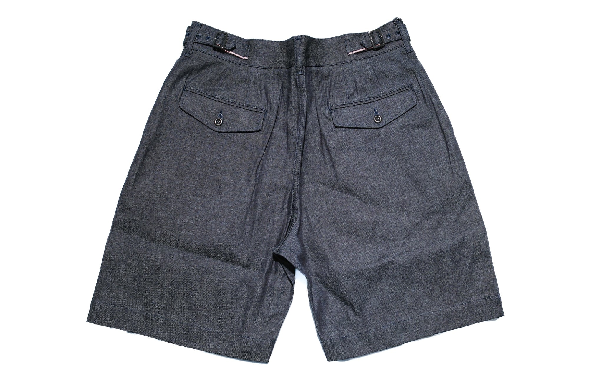 MOMOTARO JEANS 8oz “Tokuno Blue” Indigo Tailored Denim Shorts