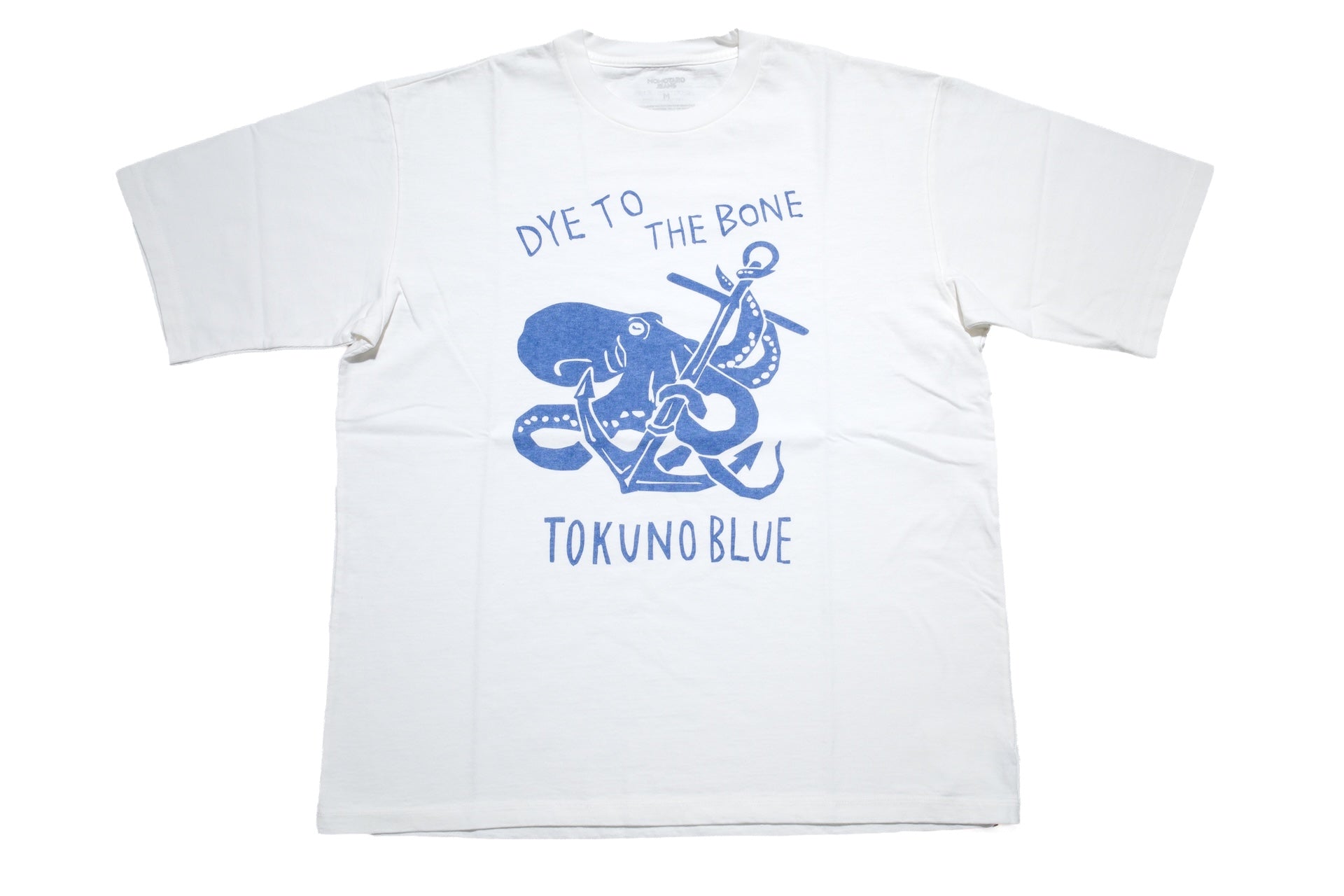 MOMOTARO JEANS 7oz "Octopus" S/S Tee (White)
