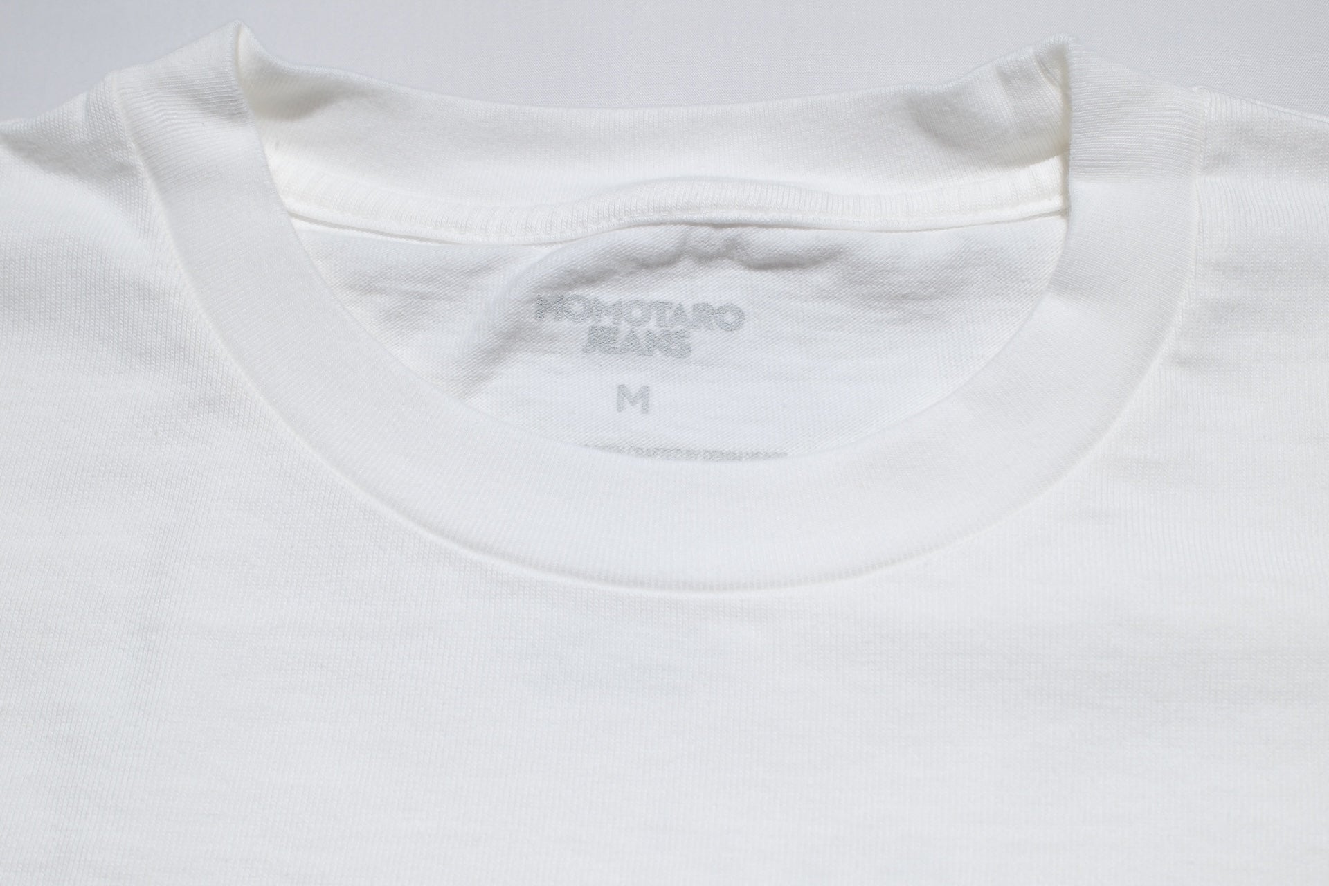 MOMOTARO JEANS 7oz "Ghost Ship" S/S Tee (White)