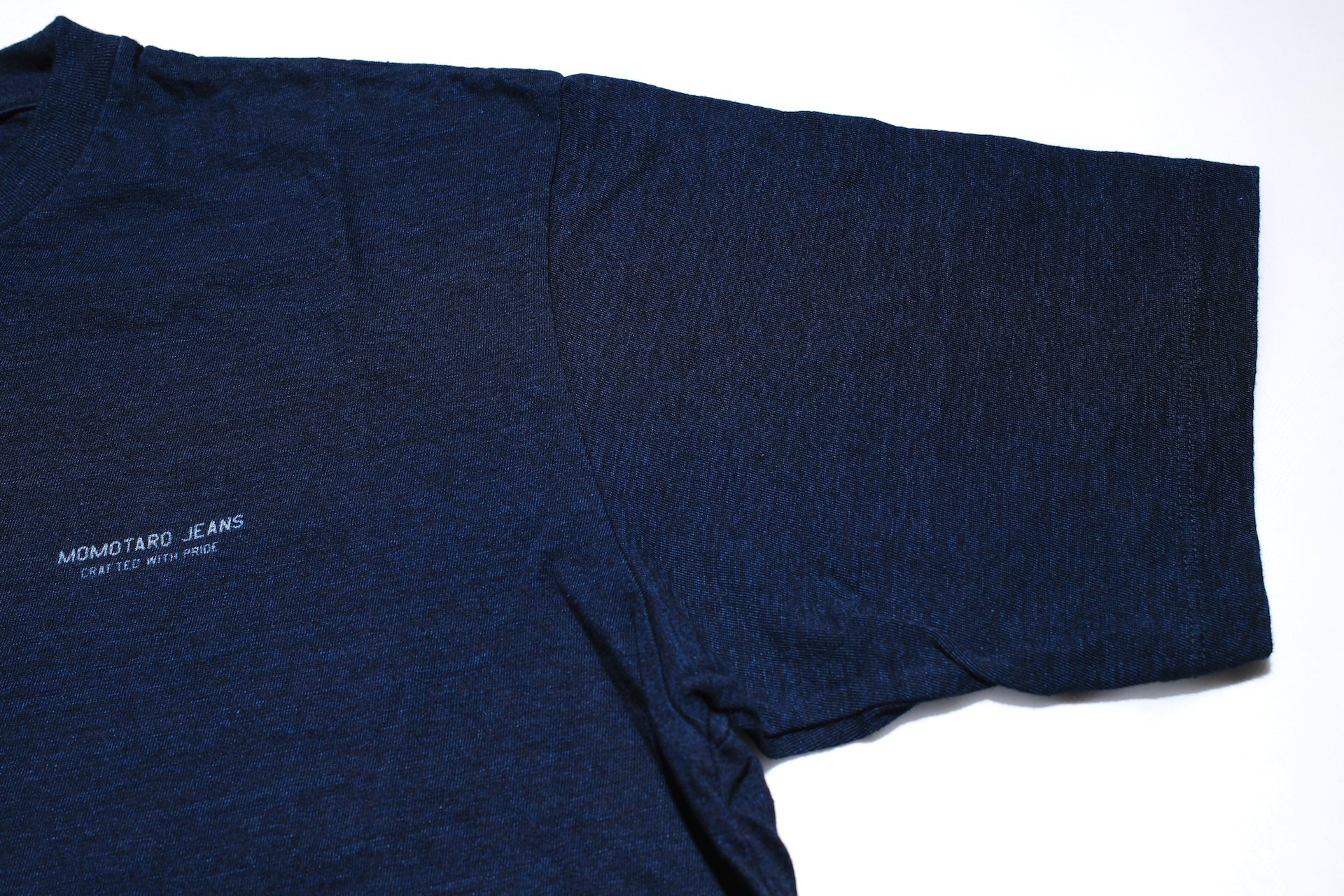 MOMOTARO JEANS 7oz "Ghost Ship" S/S Tee (Indigo)