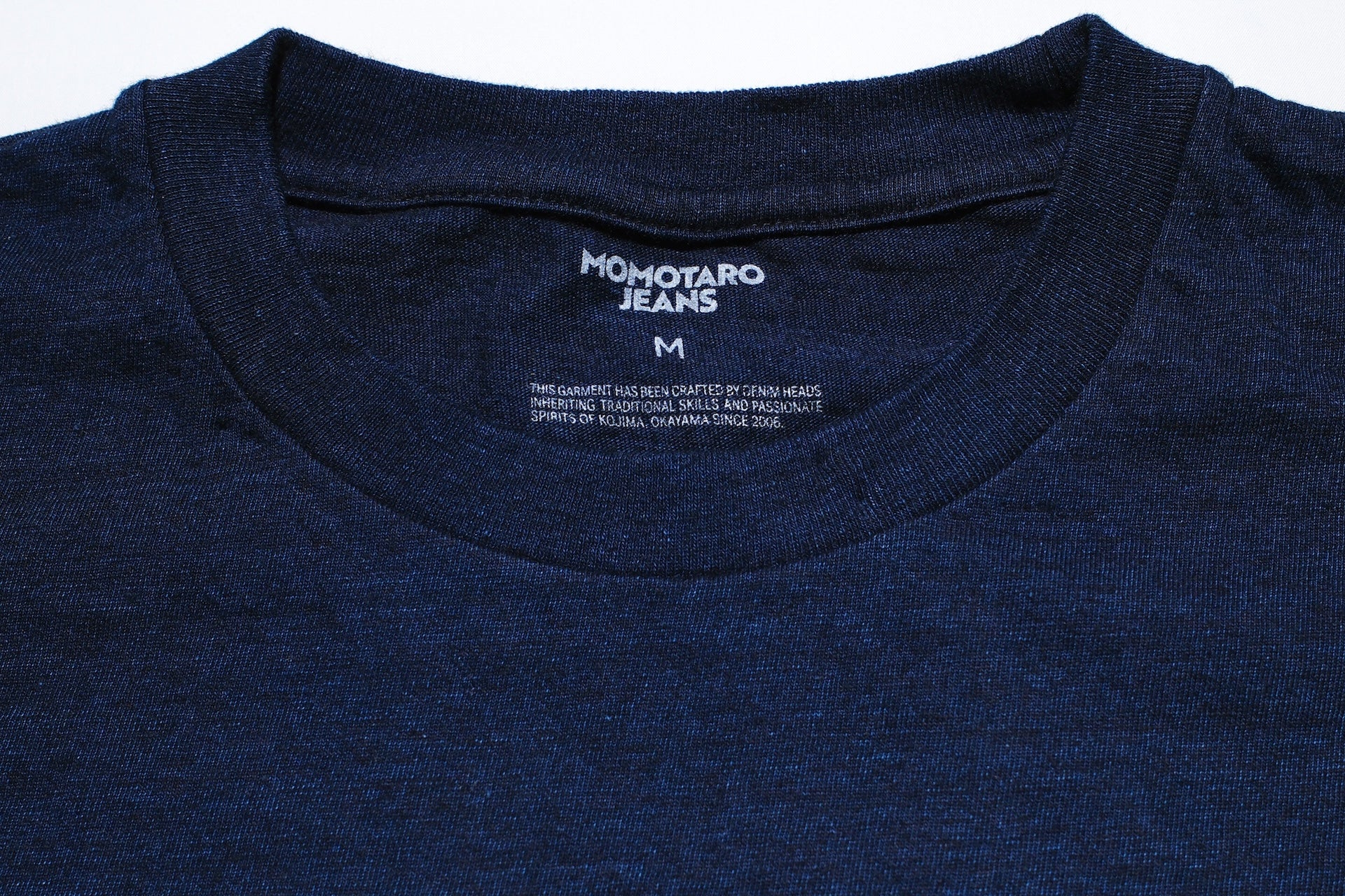 MOMOTARO JEANS 7oz "Ghost Ship" S/S Tee (Indigo)