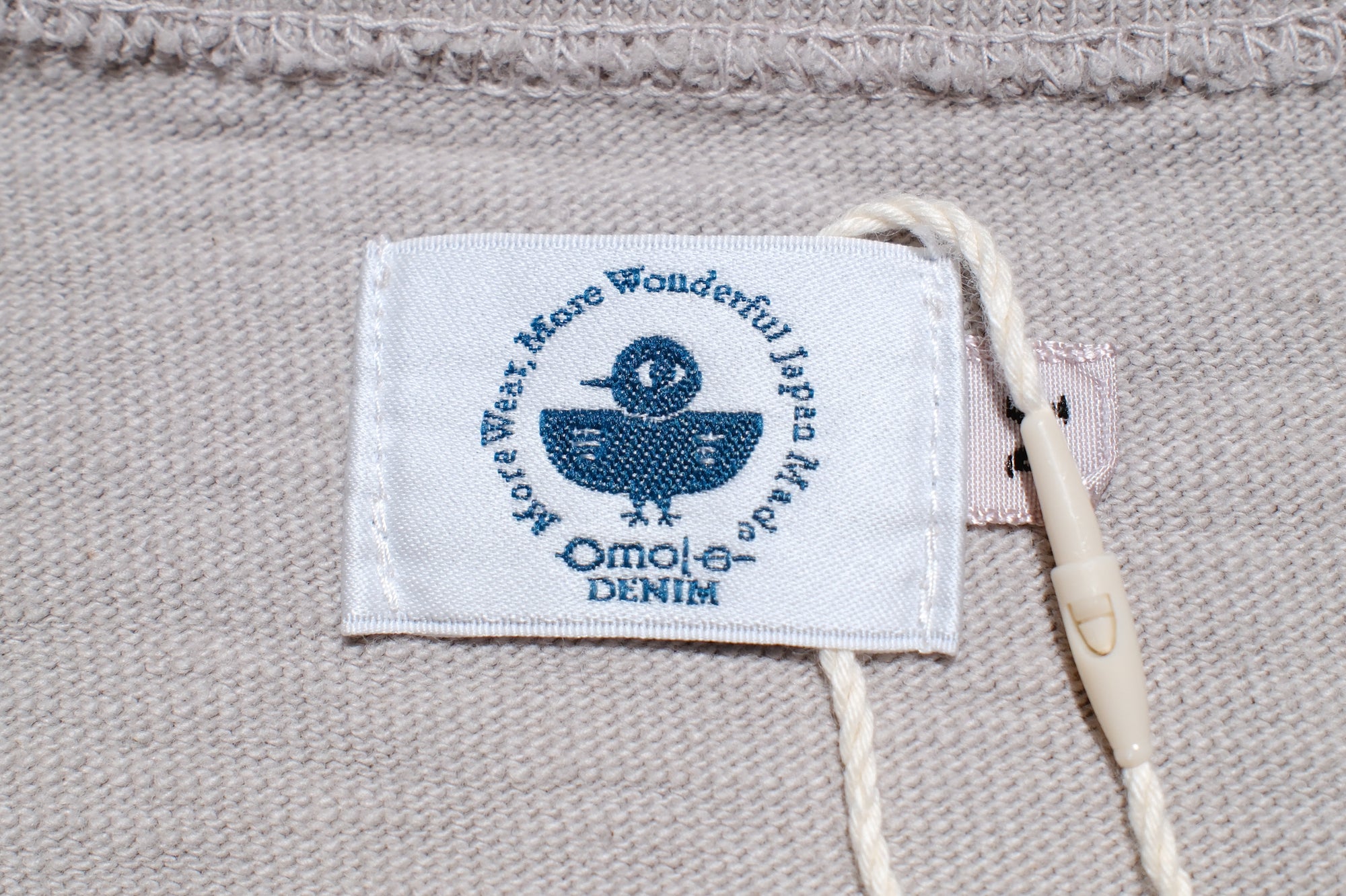 Omoto Denim 12oz “Neppy Textured” S/S Raglan Sweat Tee (Taro Grey)
