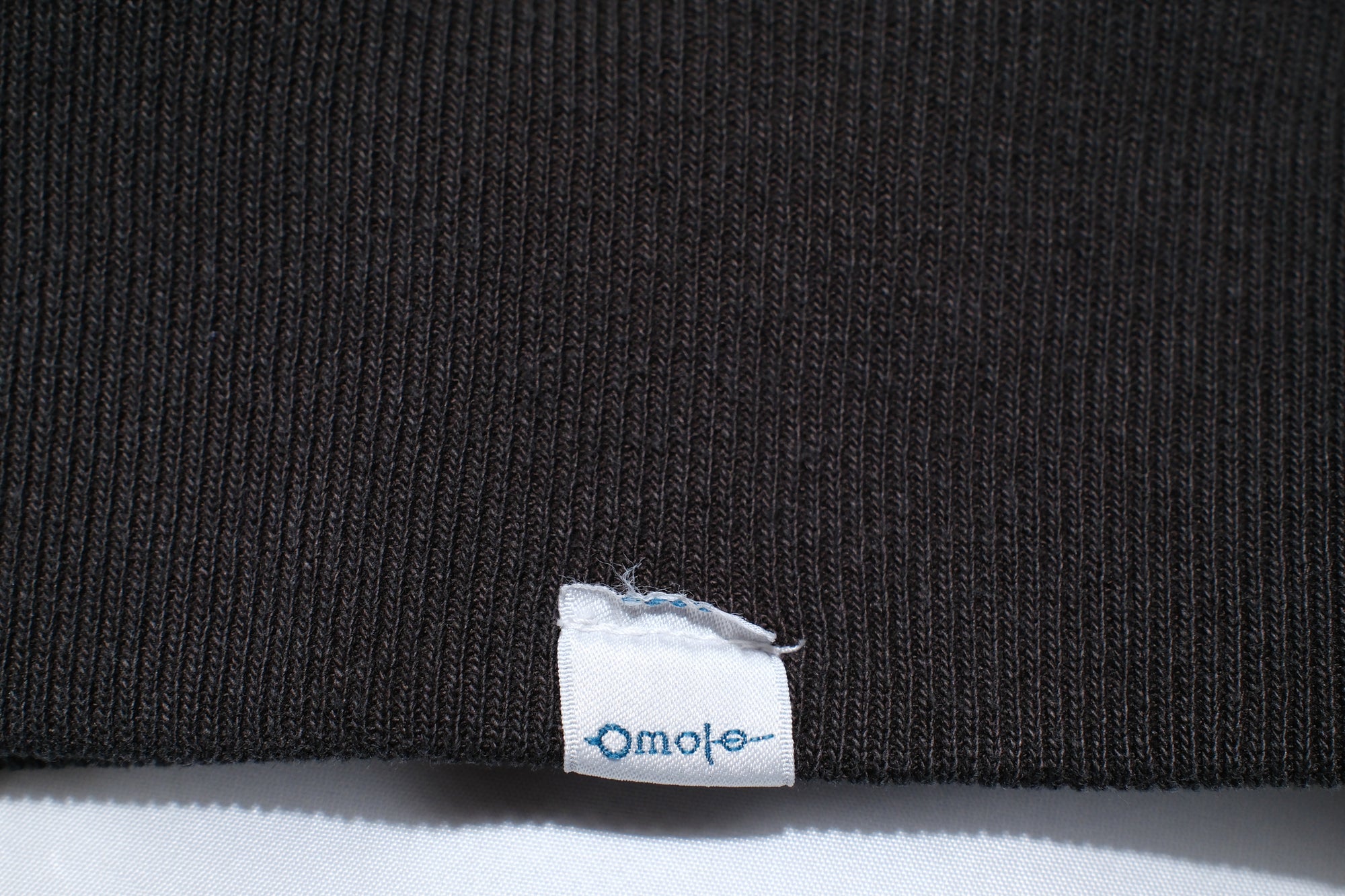 Omoto Denim 12oz “Neppy Textured” S/S Raglan Sweat Tee (Charcoal Black)