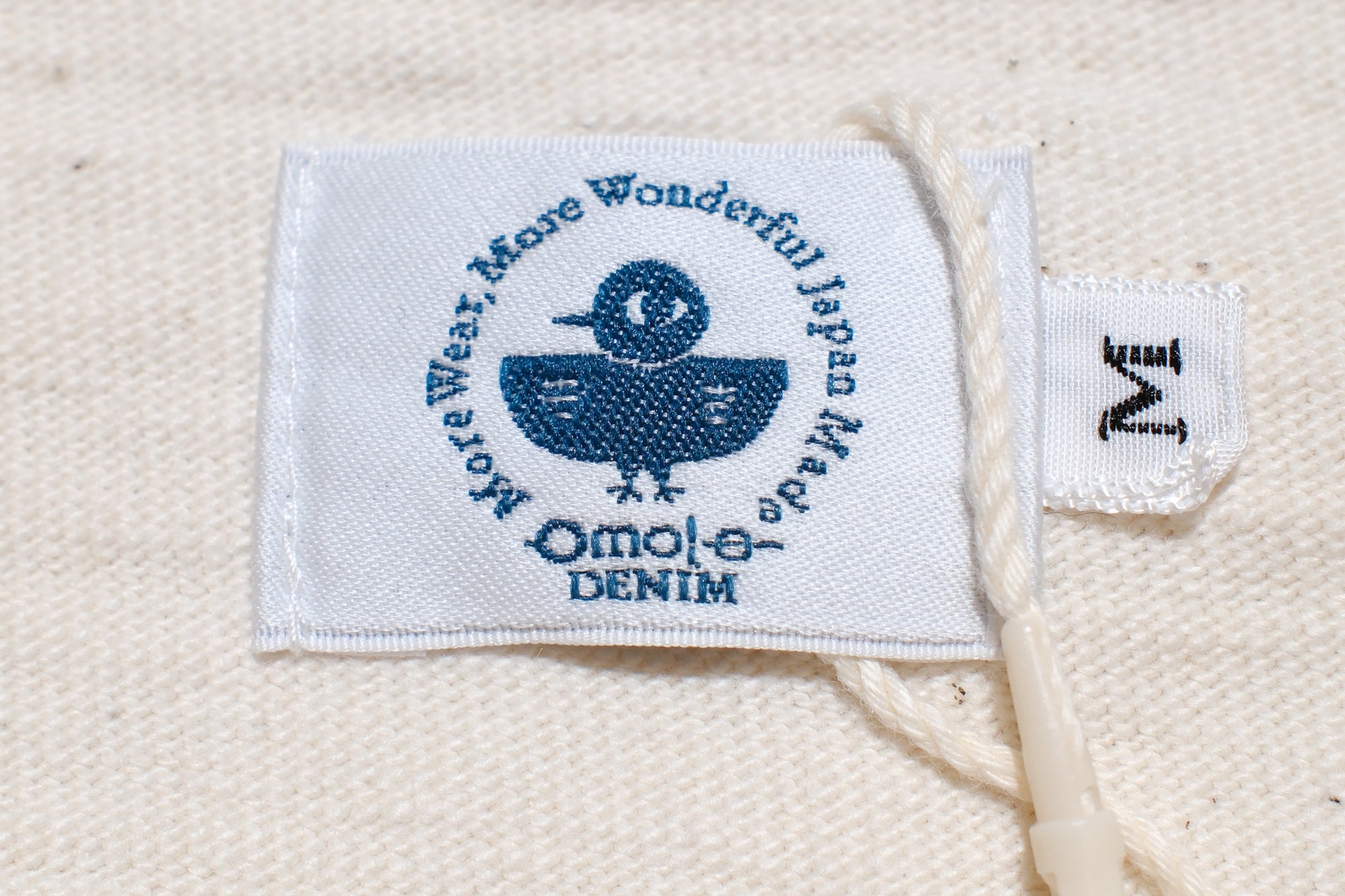 Omoto Denim 12oz “Neppy Textured” S/S Raglan Sweat Tee (Natural)