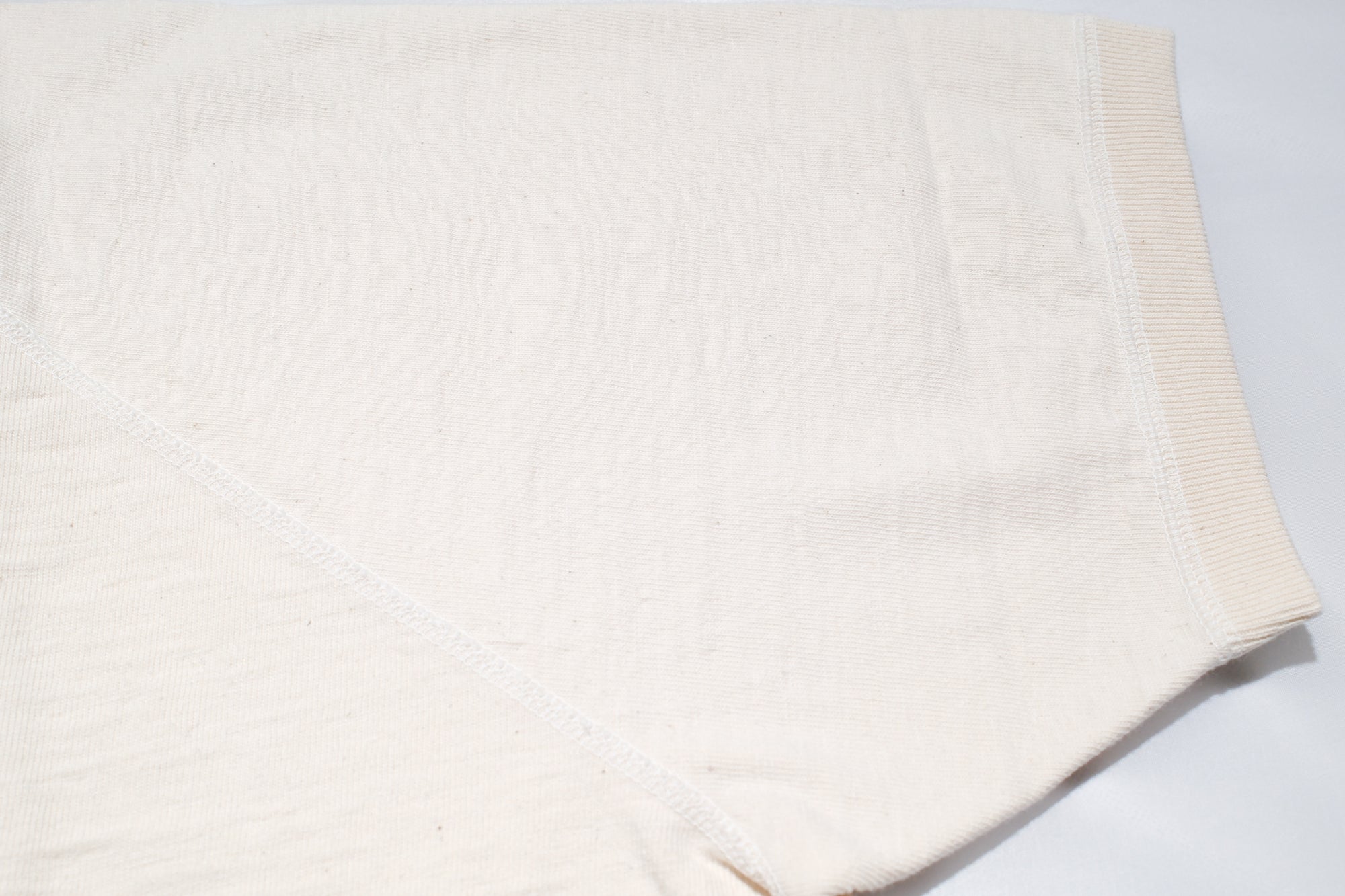 Omoto Denim 12oz “Neppy Textured” S/S Raglan Sweat Tee (Natural)