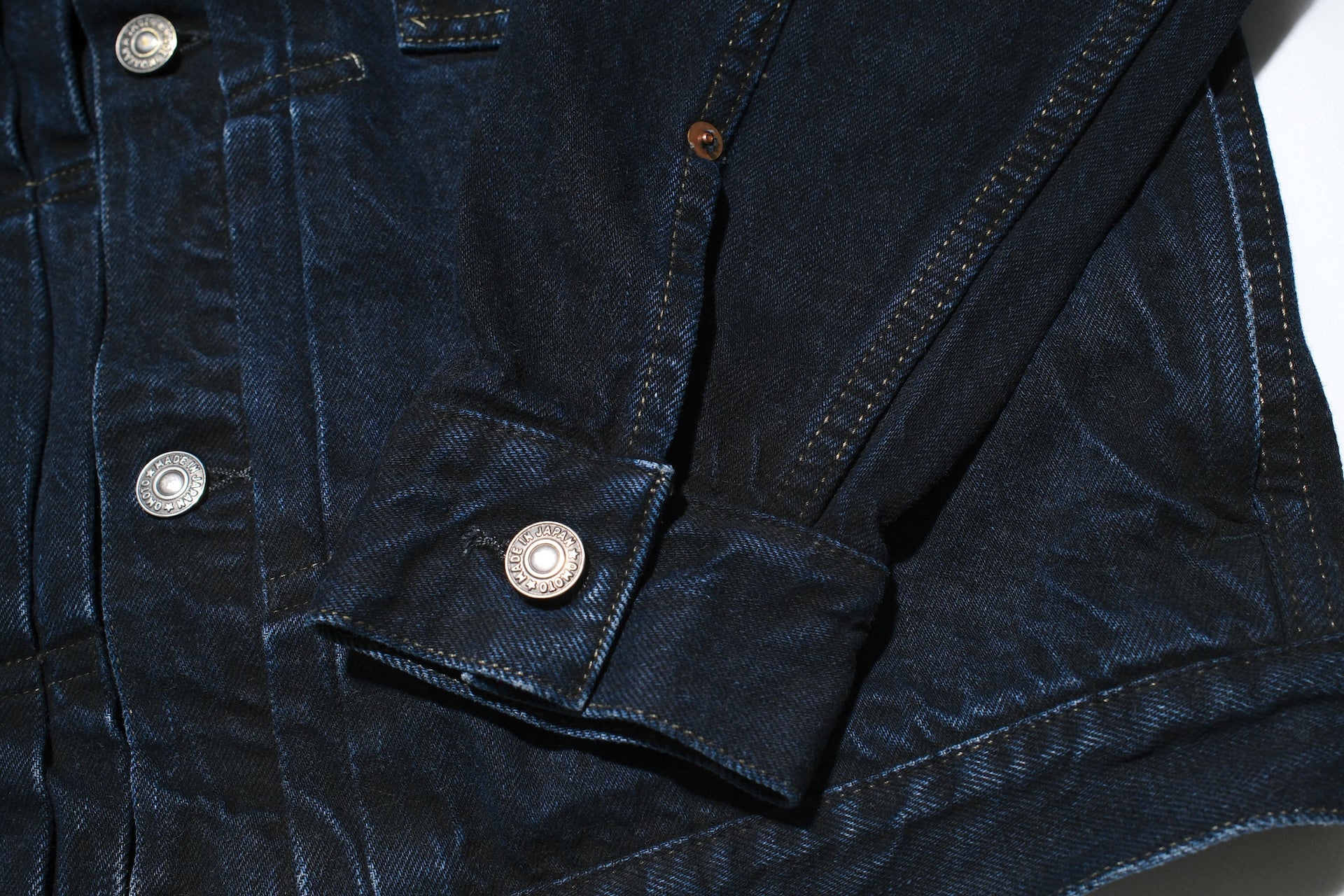Omoto Denim 13.5oz  “Charcoal Overdyed” War-Mode Type 1 Denim Jacket