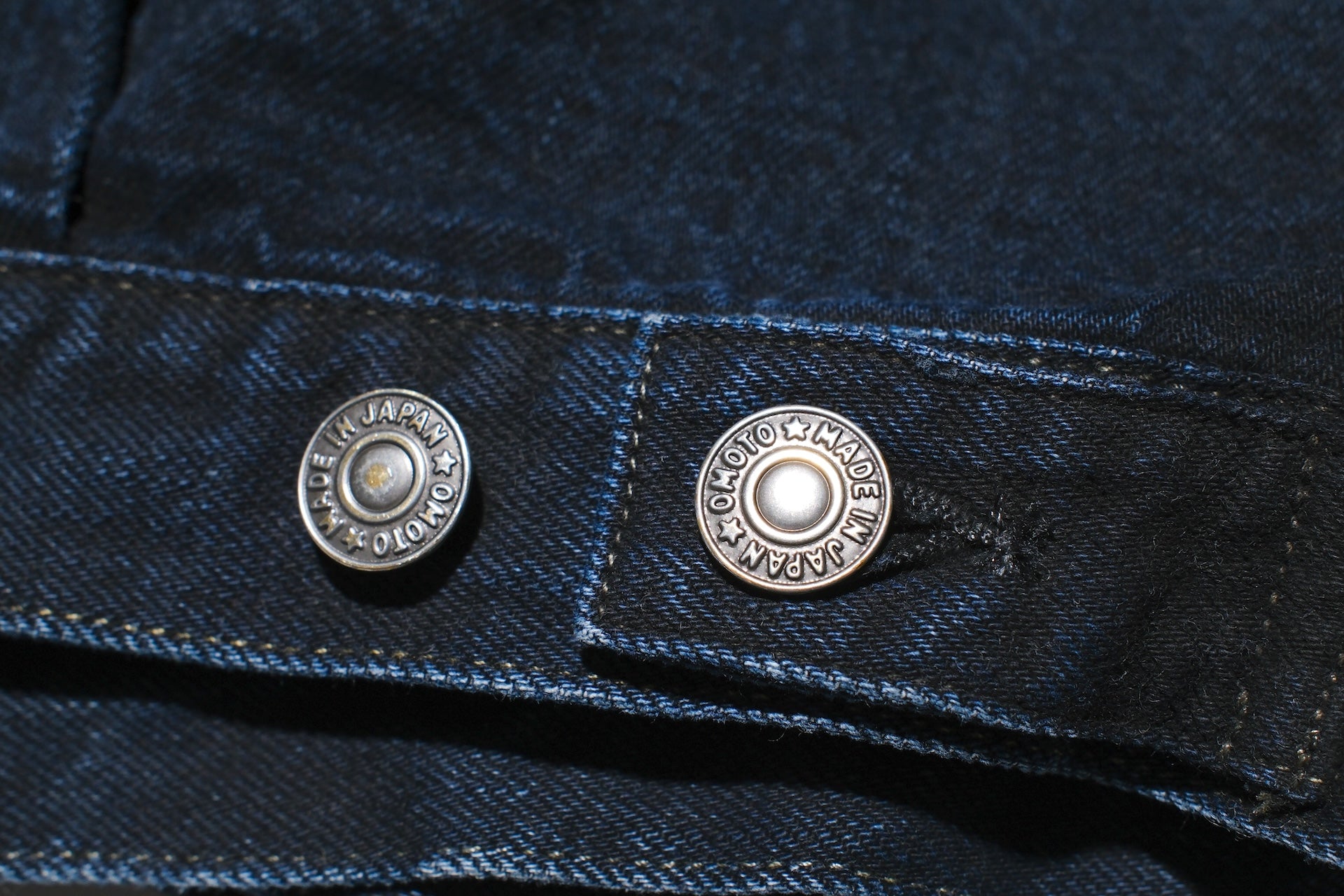 Omoto Denim 13.5oz  “Charcoal Overdyed” Modified Type 2 Denim Jacket