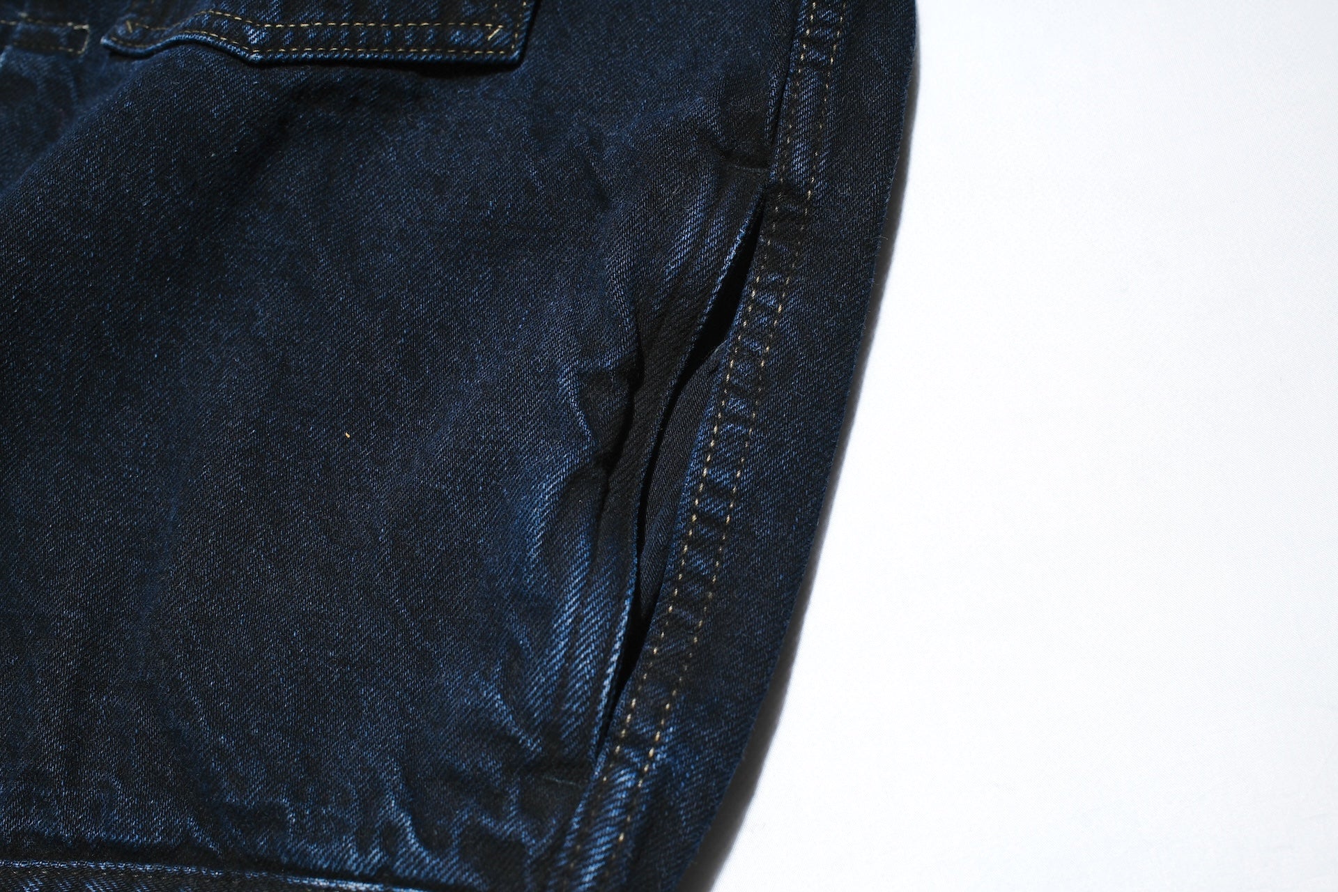Omoto Denim 13.5oz  “Charcoal Overdyed” Modified Type 2 Denim Jacket