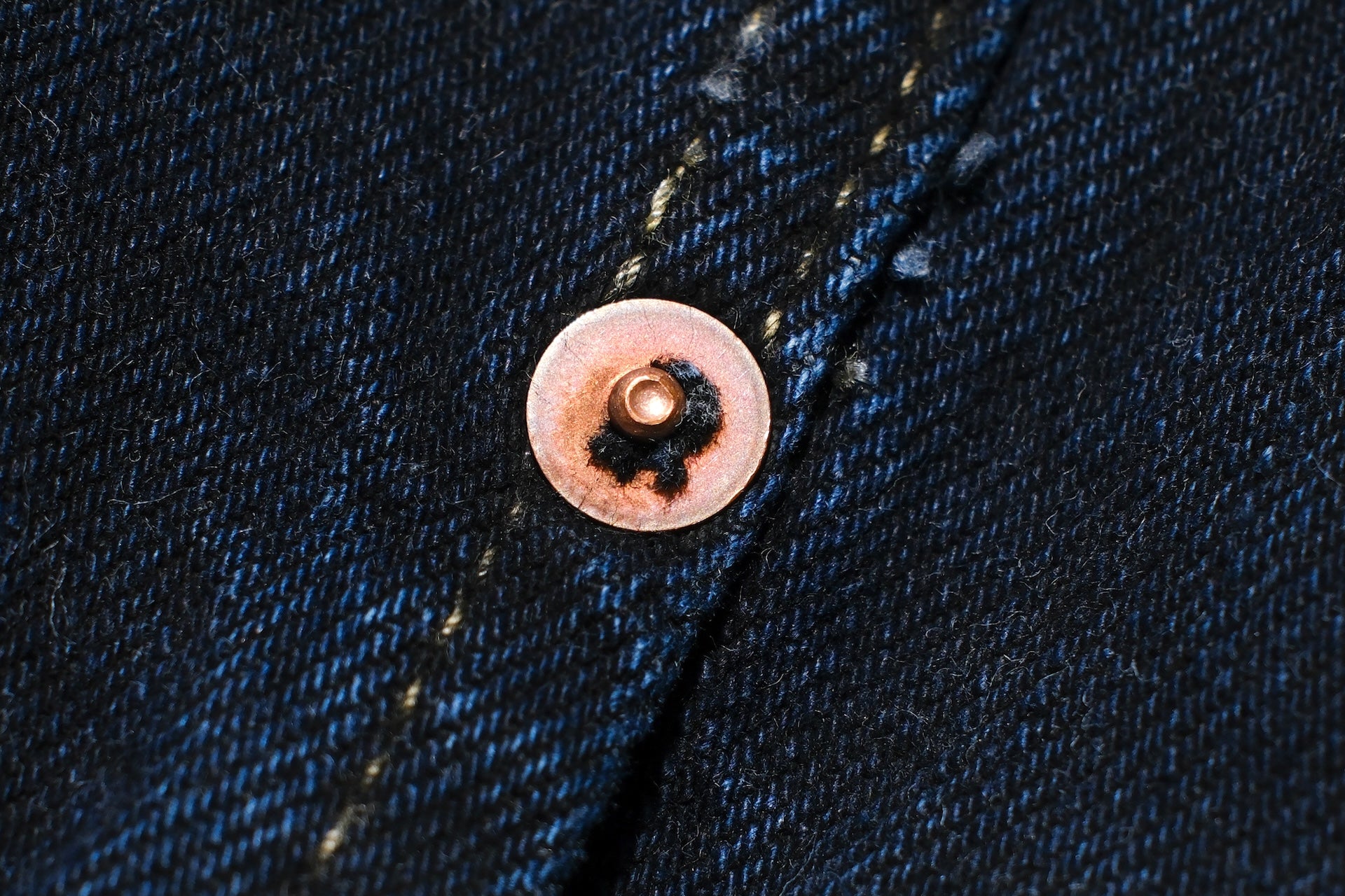 Omoto Denim 13.5oz  “Charcoal Overdyed” Modified Type 2 Denim Jacket