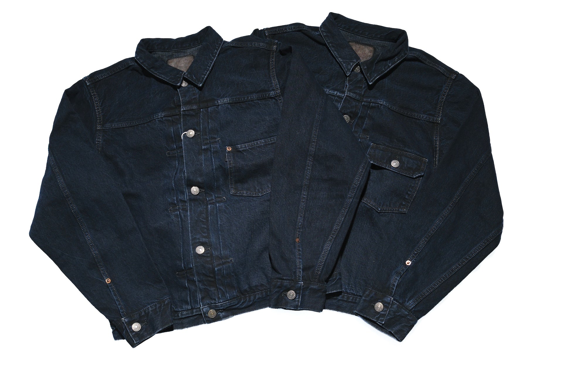 Omoto Denim 13.5oz  “Charcoal Overdyed” War-Mode Type 1 Denim Jacket