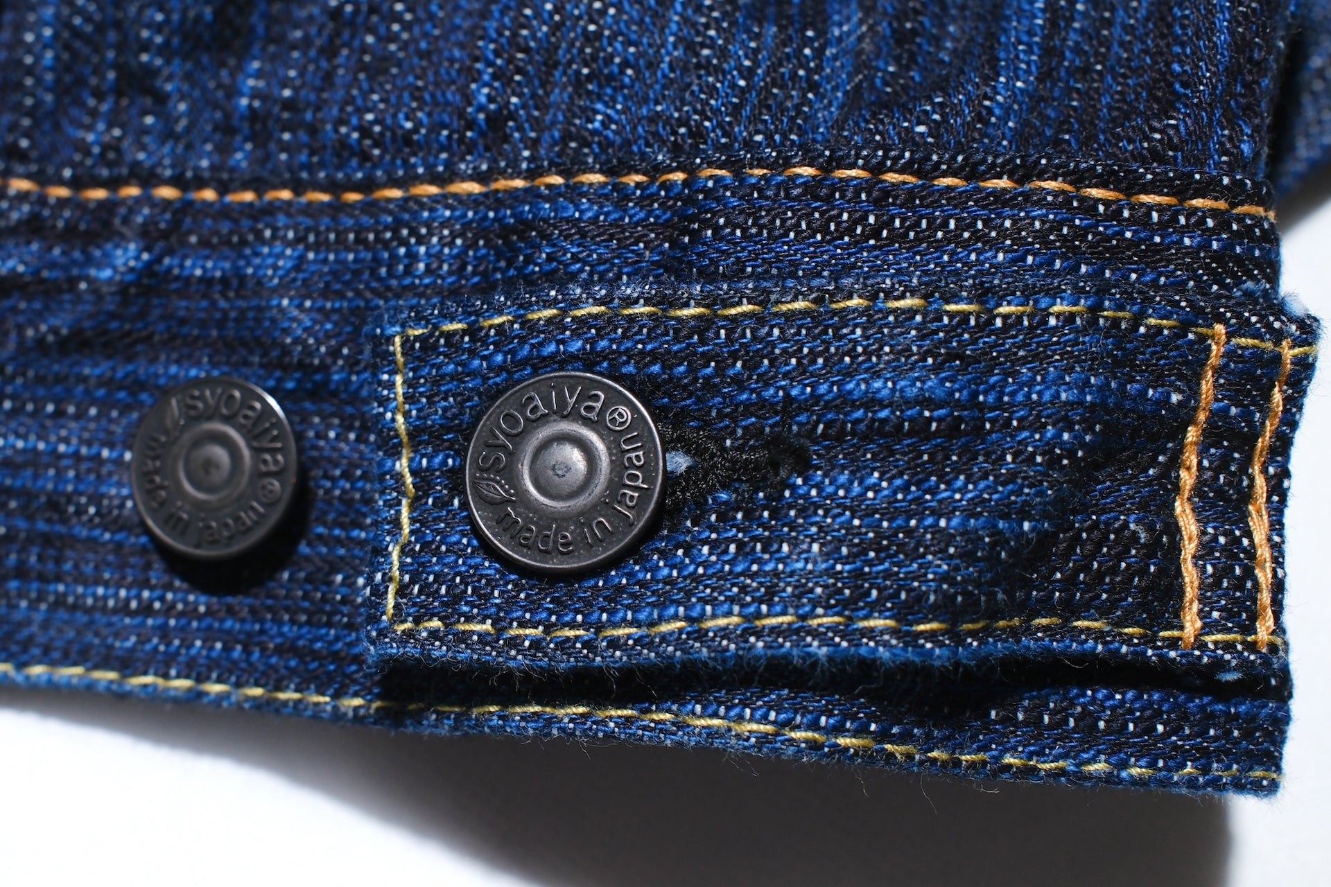 Pure Blue Japan 14.5oz Indigo Dyed “Waterfall” Type 2 Denim Jacket (Midnight)