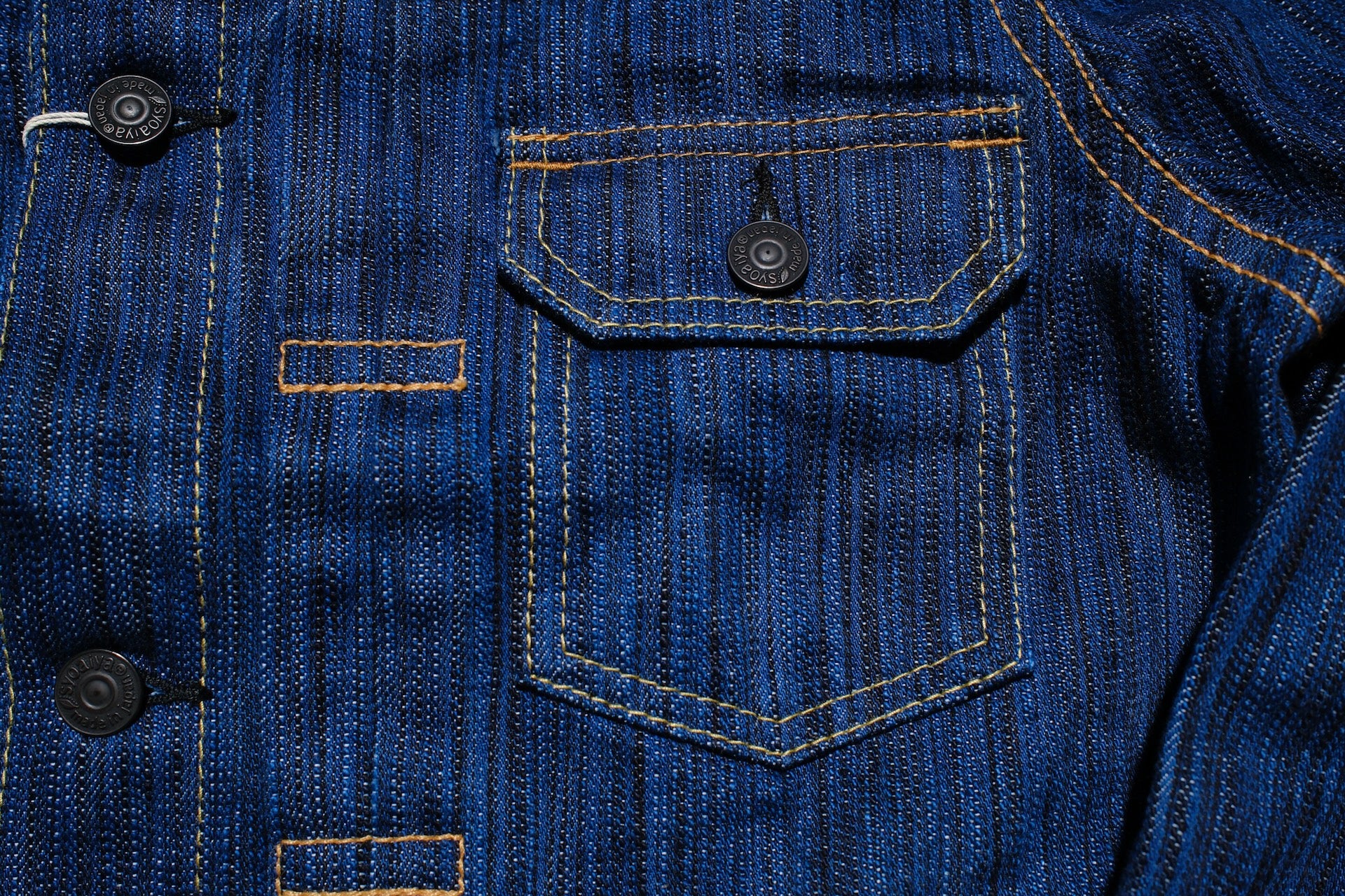 Pure Blue Japan 14.5oz Indigo Dyed “Waterfall” Type 2 Denim Jacket (Daylight)
