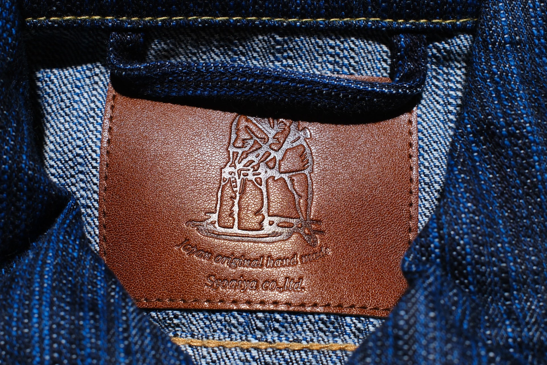 Pure Blue Japan 14.5oz Indigo Dyed “Waterfall” Type 2 Denim Jacket (Midnight)