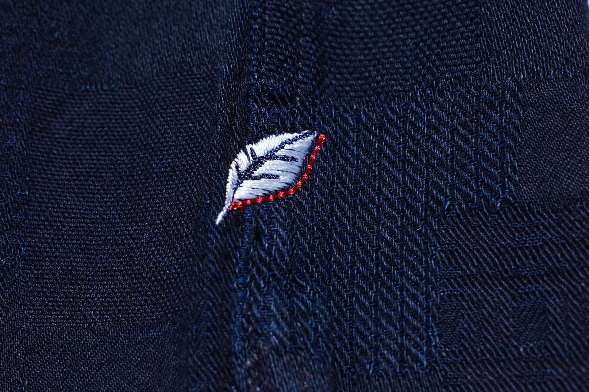 Pure Blue Japan 9oz “Boro Style” Jacquard Oxford Shirt (Grand Indigo)