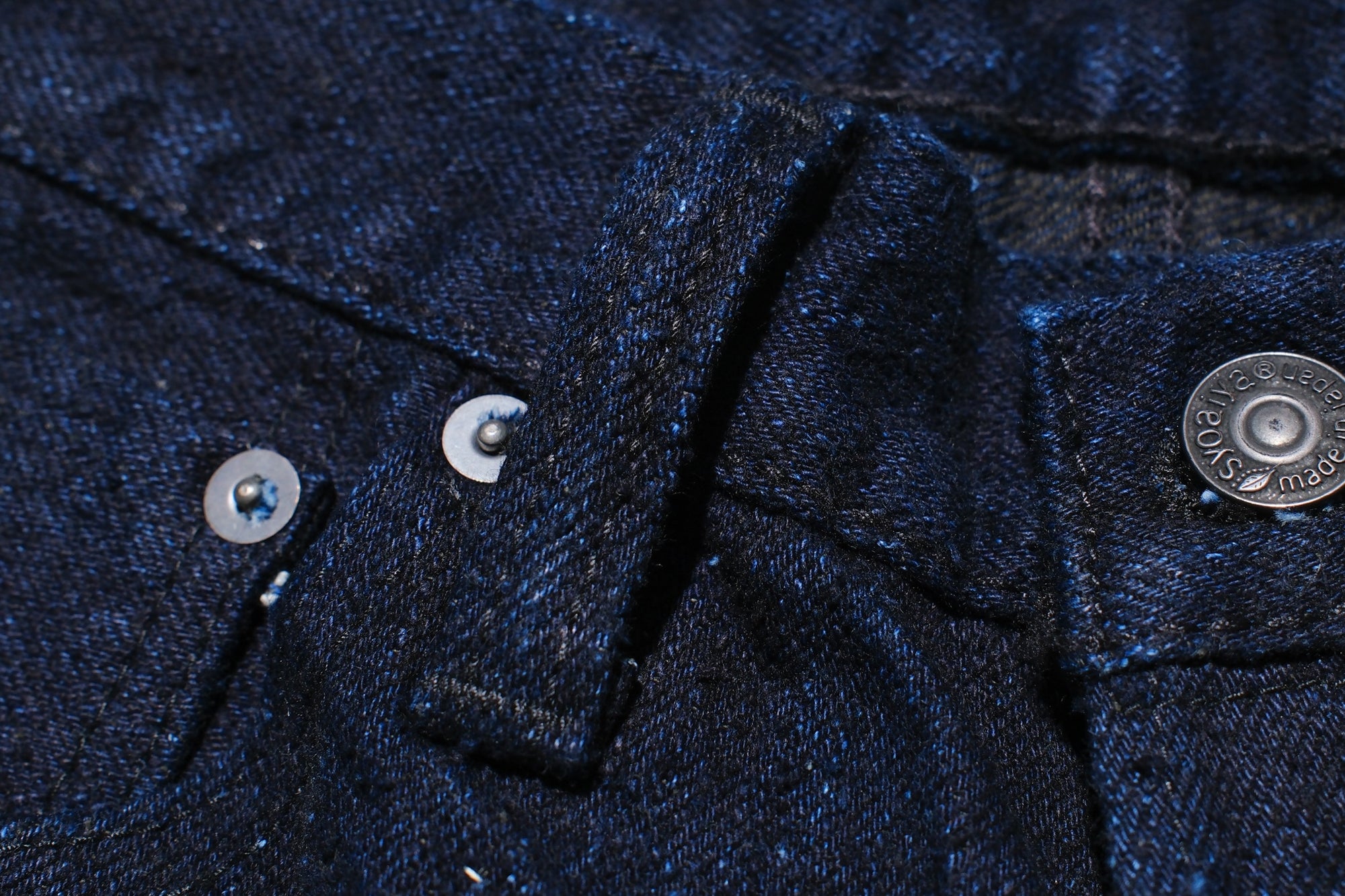Pure Blue Japan 16oz DNP-013-IDSM “Indigo-Sumi” Double Nep Denim (Slim Tapered fit)