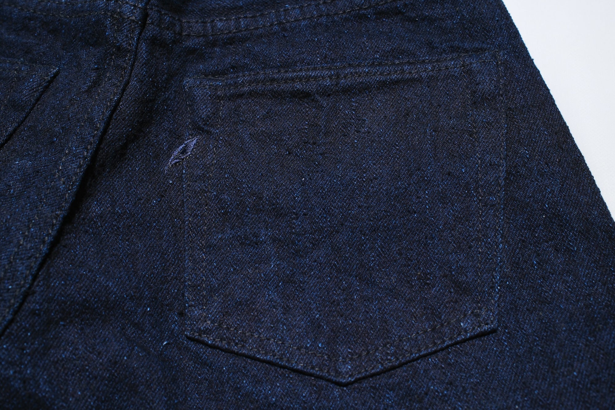 Pure Blue Japan 16oz DNP-019-IDSM “Indigo-Sumi” Double Nep Denim (Relaxed Tapered fit)