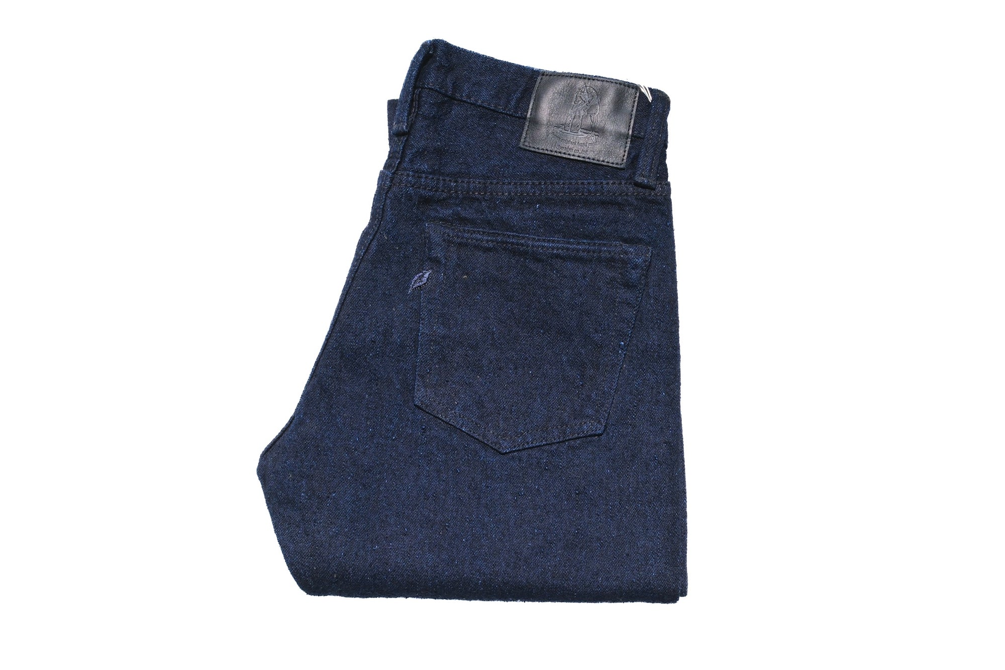 Pure Blue Japan 16oz DNP-019-IDSM “Indigo-Sumi” Double Nep Denim (Relaxed Tapered fit)