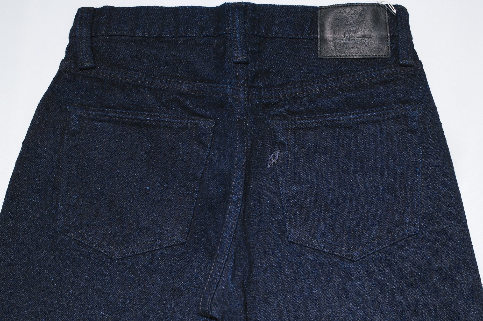 Pure Blue Japan 16oz DNP-019-IDSM “Indigo-Sumi” Double Nep Denim (Relaxed Tapered fit)
