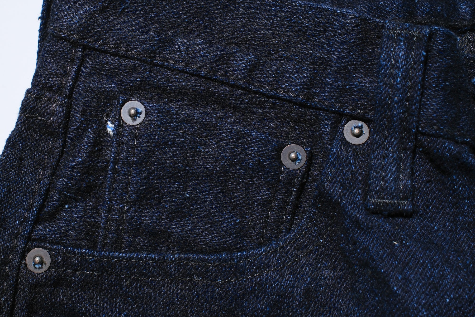 Pure Blue Japan 16oz DNP-013-IDSM “Indigo-Sumi” Double Nep Denim (Slim Tapered fit)