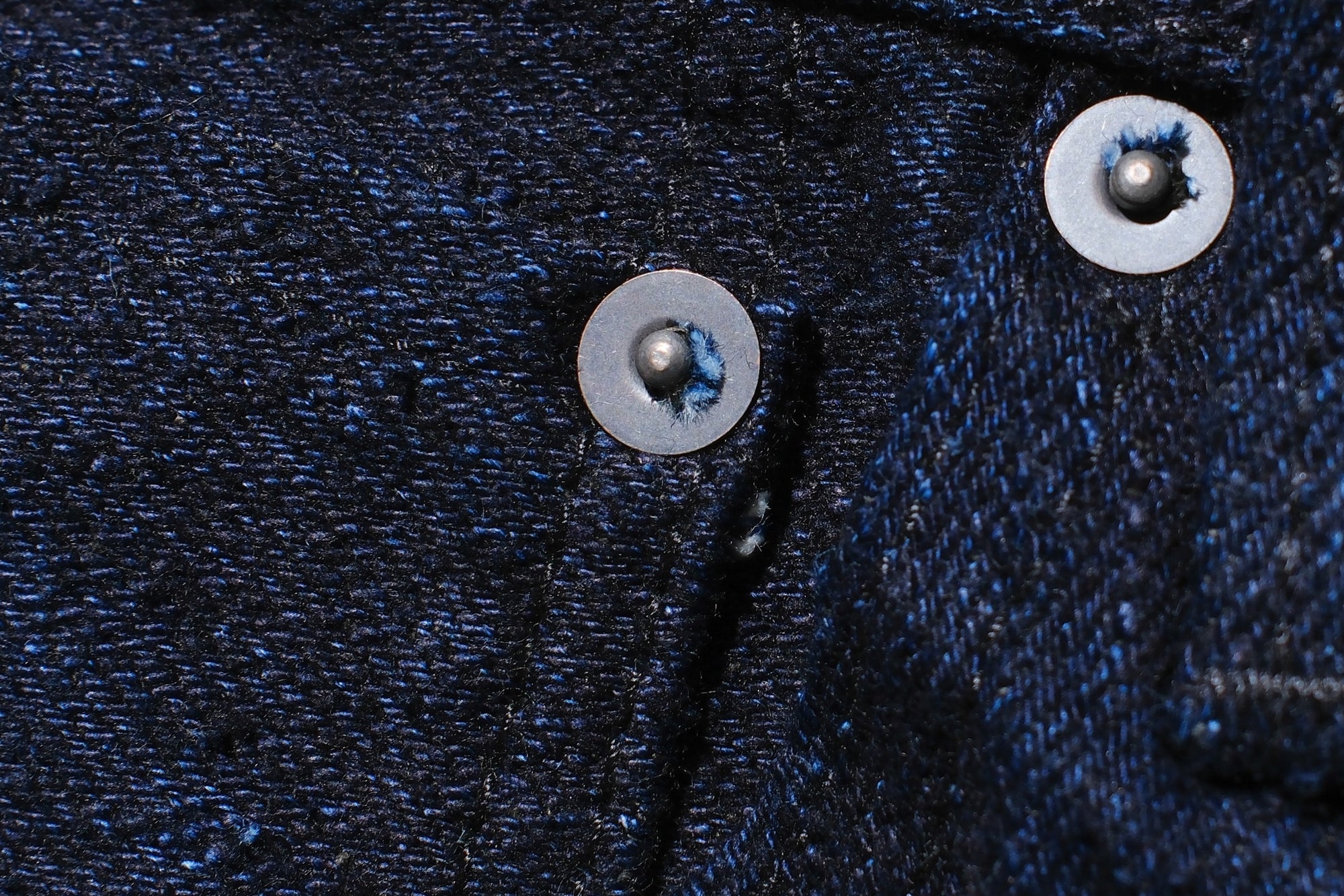 Pure Blue Japan 16oz DNP-019-IDSM “Indigo-Sumi” Double Nep Denim (Relaxed Tapered fit)