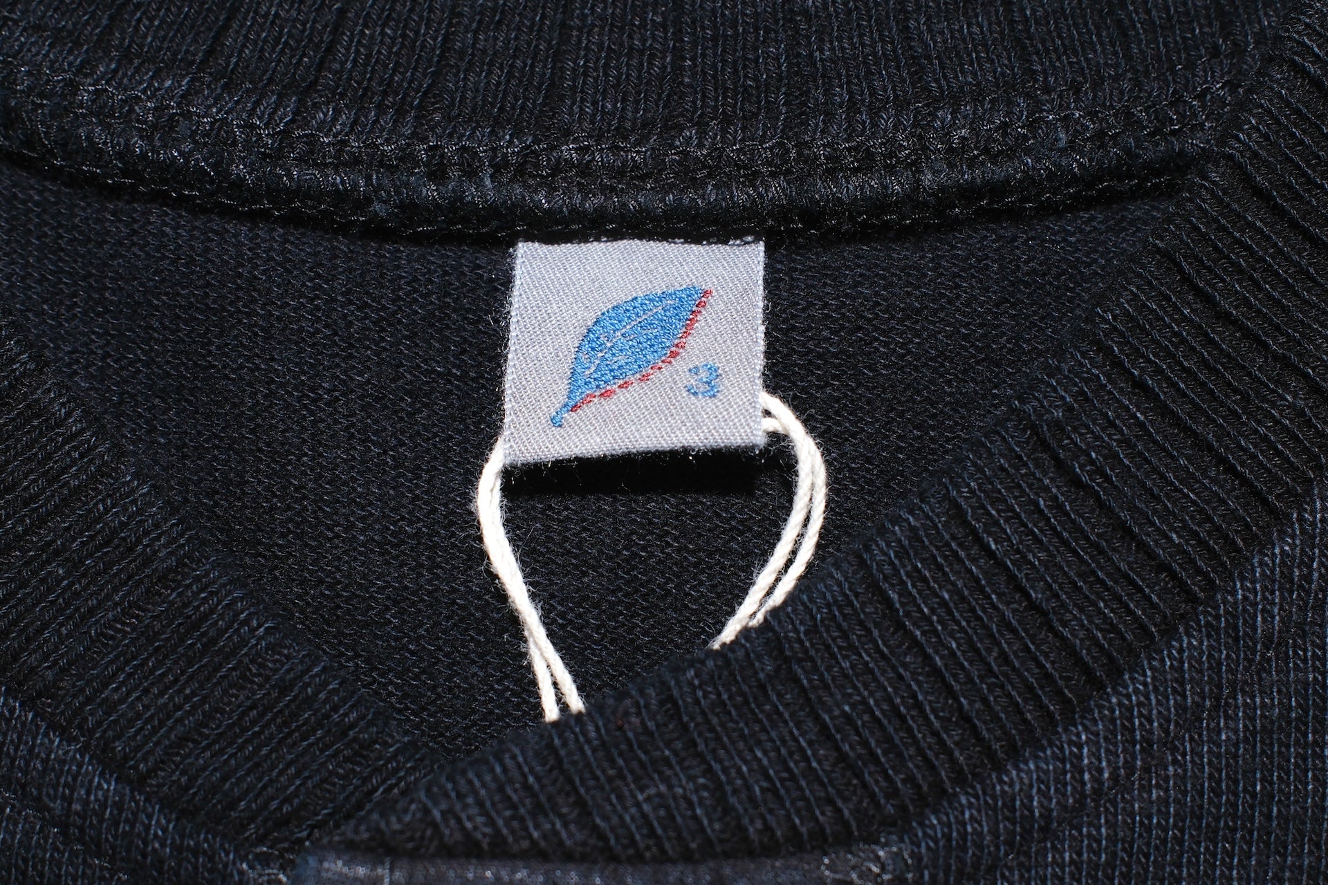 Pure Blue Japan 11oz Heavyweight “Henley Style” Sweater (Black Overdyed)