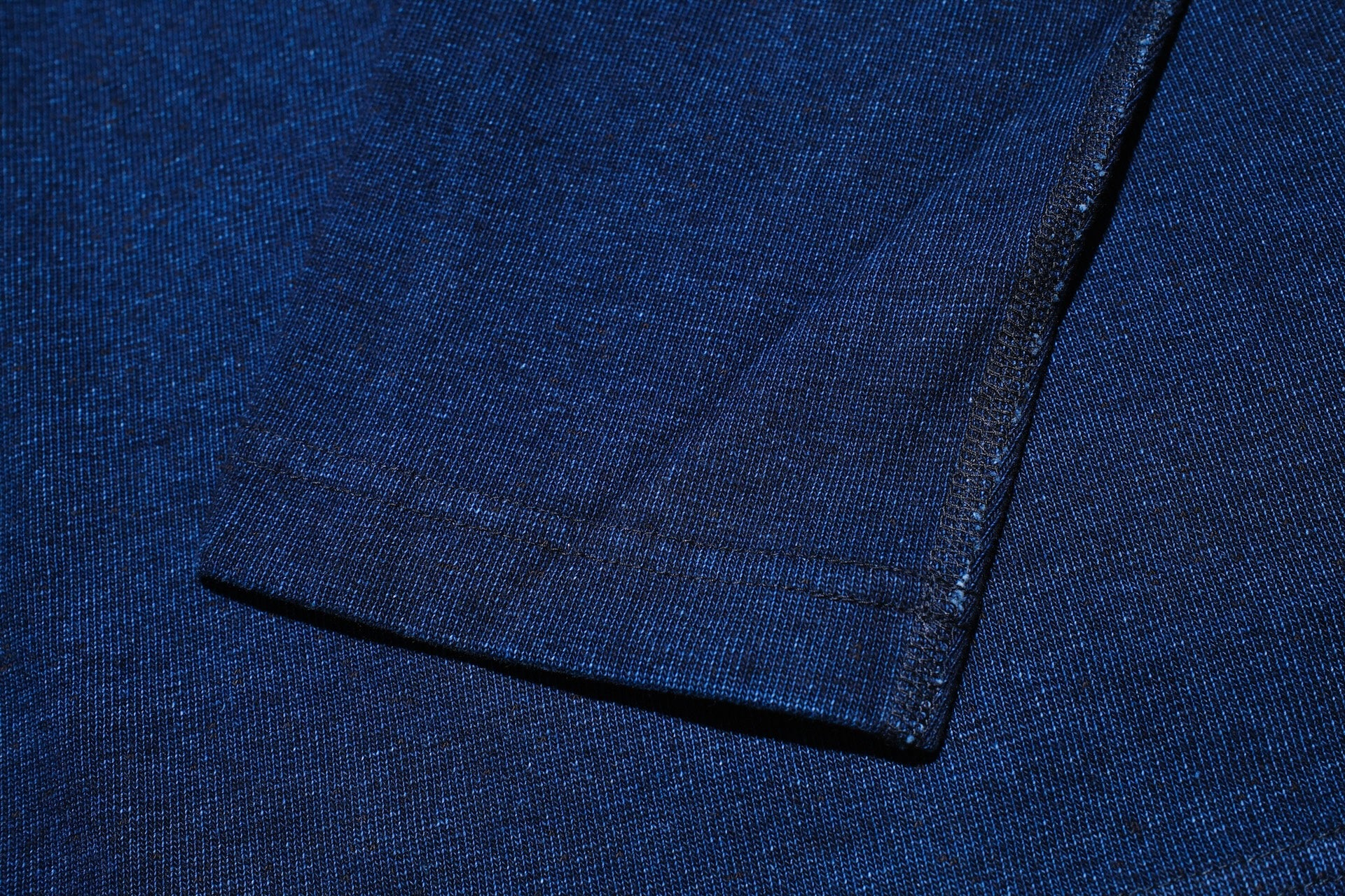 Pure Blue Japan 11oz Heavyweight “Henley Style” Sweater (Grand Indigo)