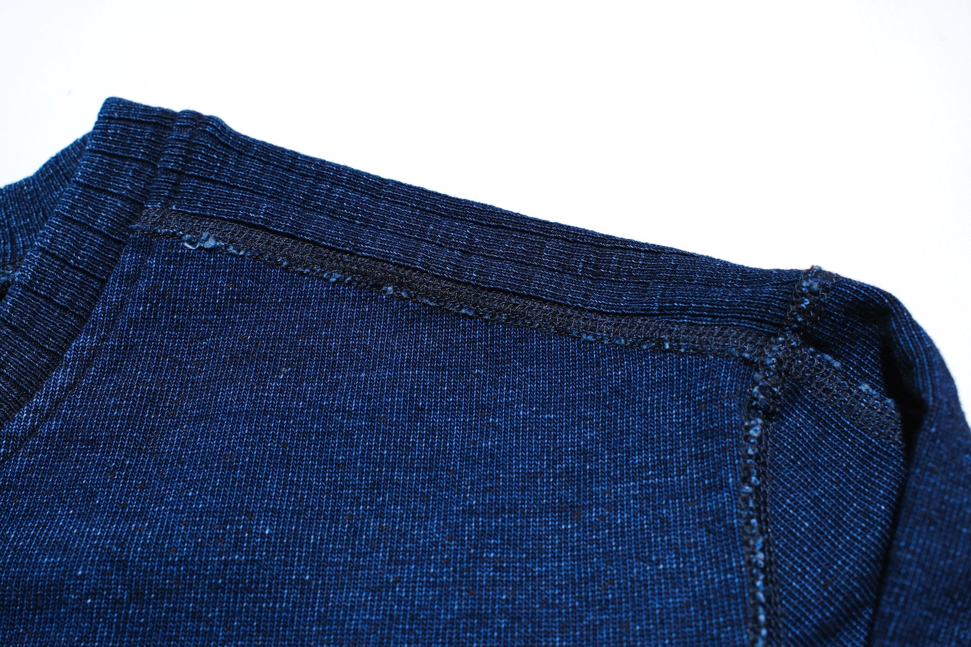 Pure Blue Japan 11oz Heavyweight “Henley Style” Sweater (Grand Indigo)