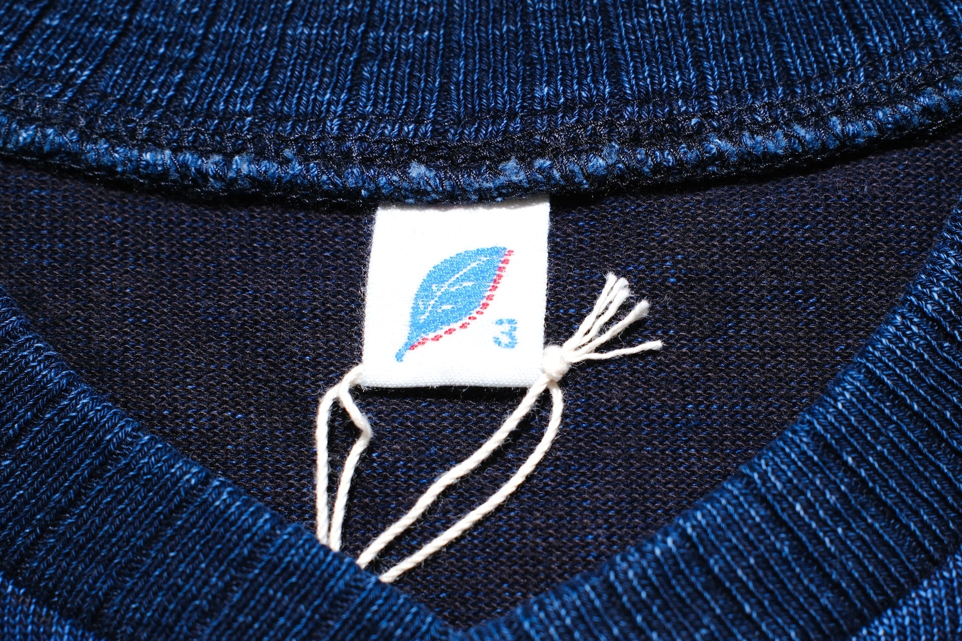 Pure Blue Japan 11oz Heavyweight “Henley Style” Sweater (Grand Indigo)