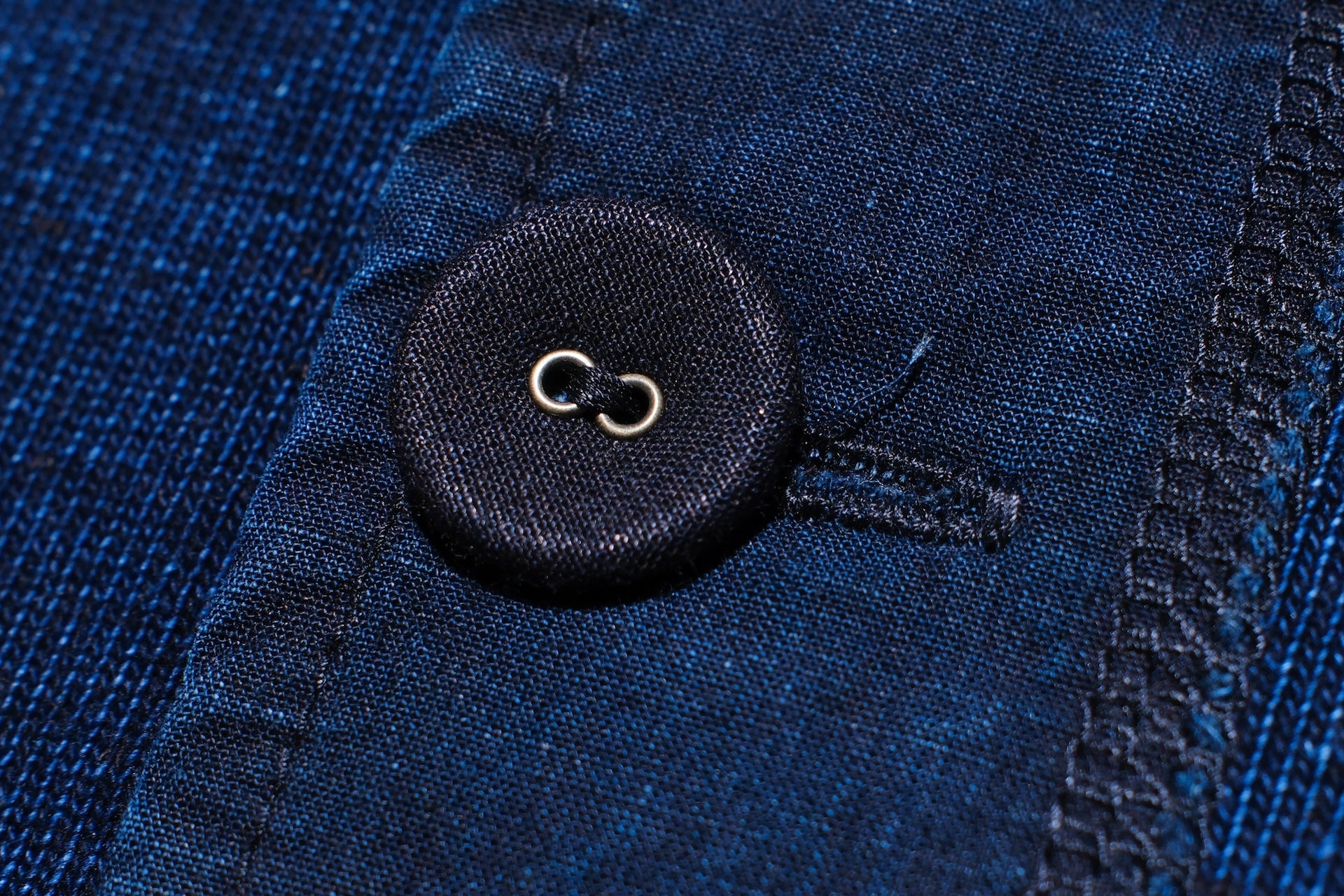 Pure Blue Japan 11oz Heavyweight “Henley Style” Sweater (Grand Indigo)
