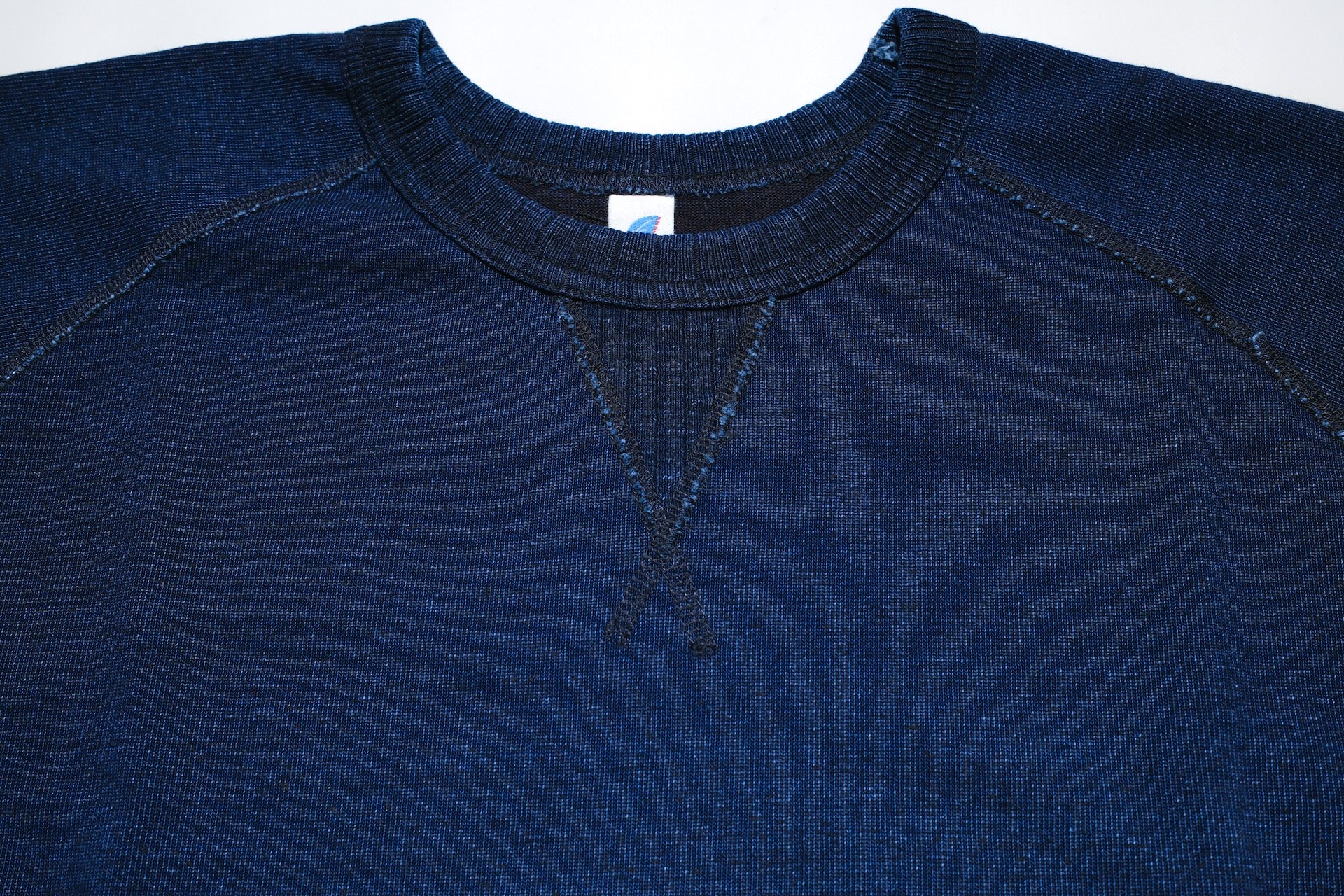 Pure Blue Japan 11oz Heavyweight “Raglan Style” Sweater (Grand Indigo)