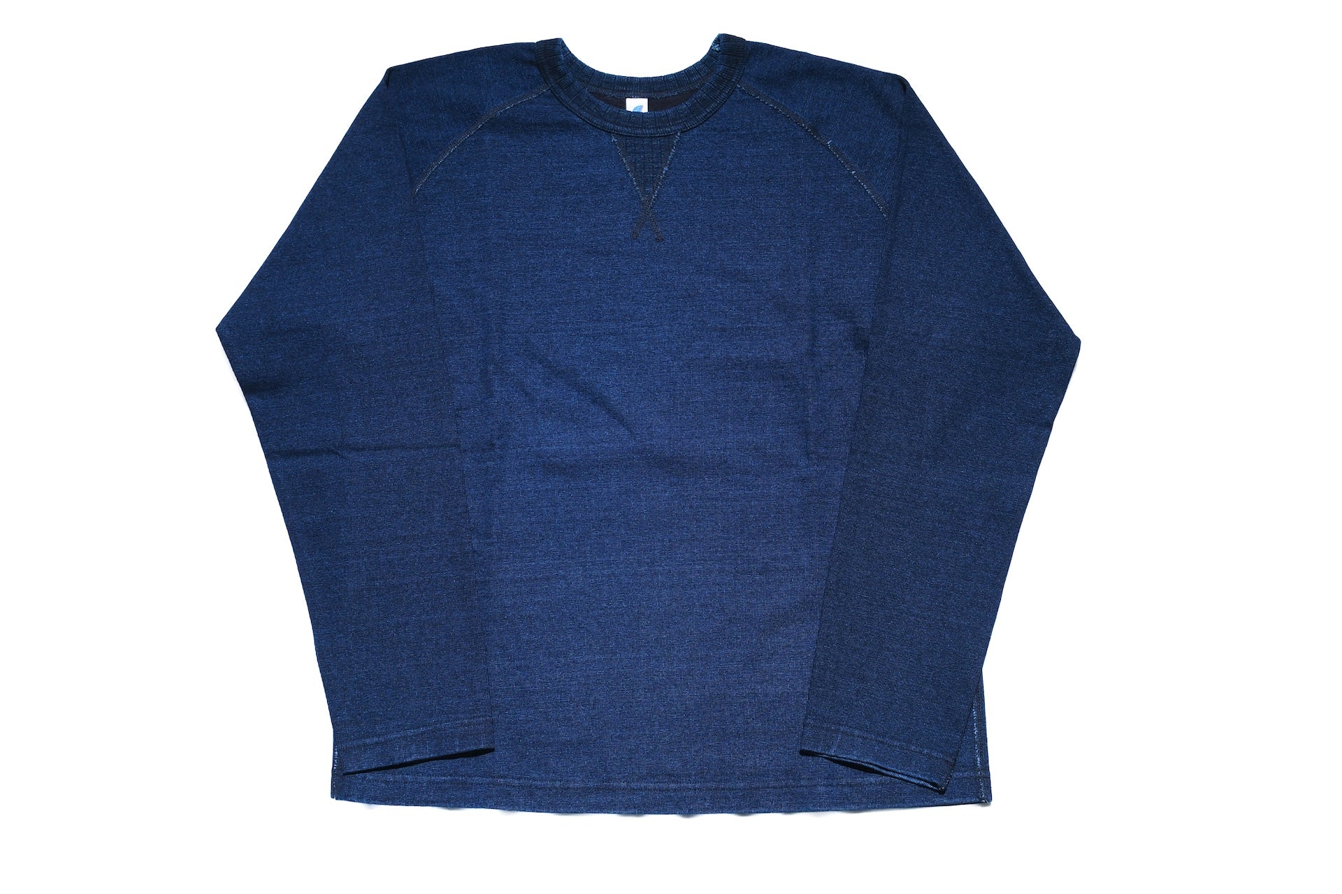 Pure Blue Japan 11oz Heavyweight “Raglan Style” Sweater (Grand Indigo)