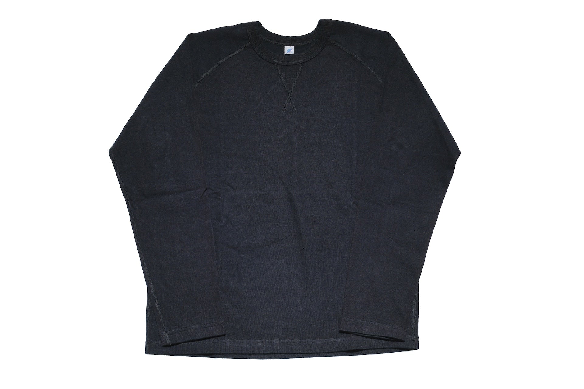 Pure Blue Japan 11oz Heavyweight “Raglan Style” Sweater (Black Overdyed)