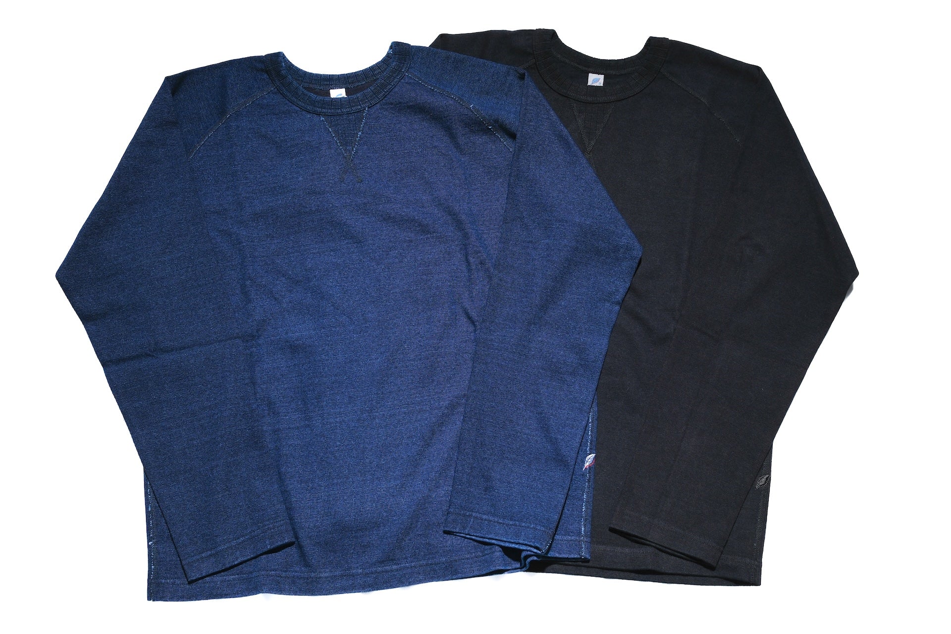 Pure Blue Japan 11oz Heavyweight “Raglan Style” Sweater (Grand Indigo)