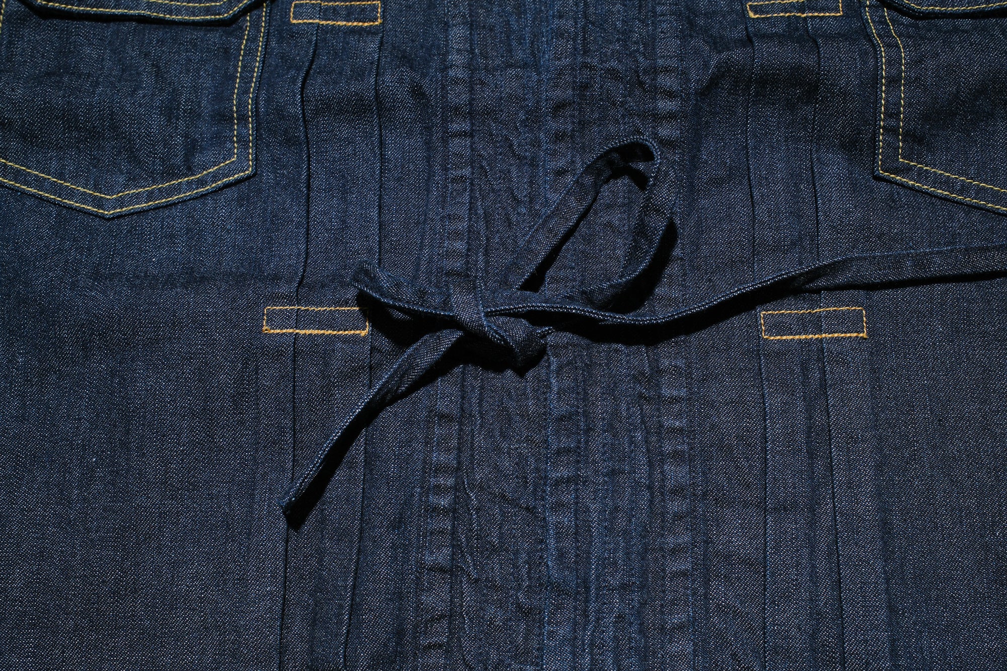 Pure Blue Japan 8oz Weapon Denim Haori Jacket (Grand Indigo)