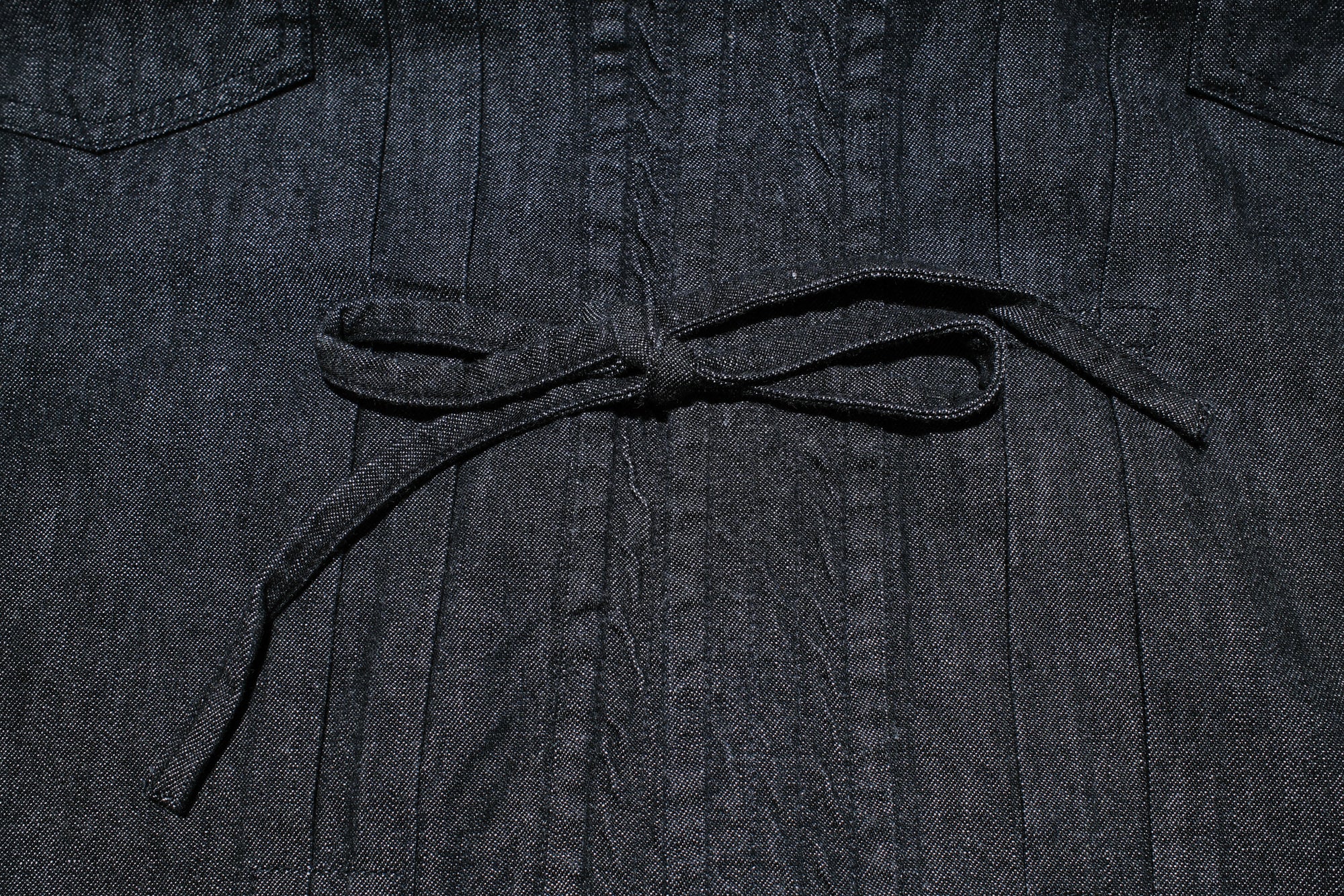 Pure Blue Japan 8oz Weapon Denim Haori Jacket (Ink Black)
