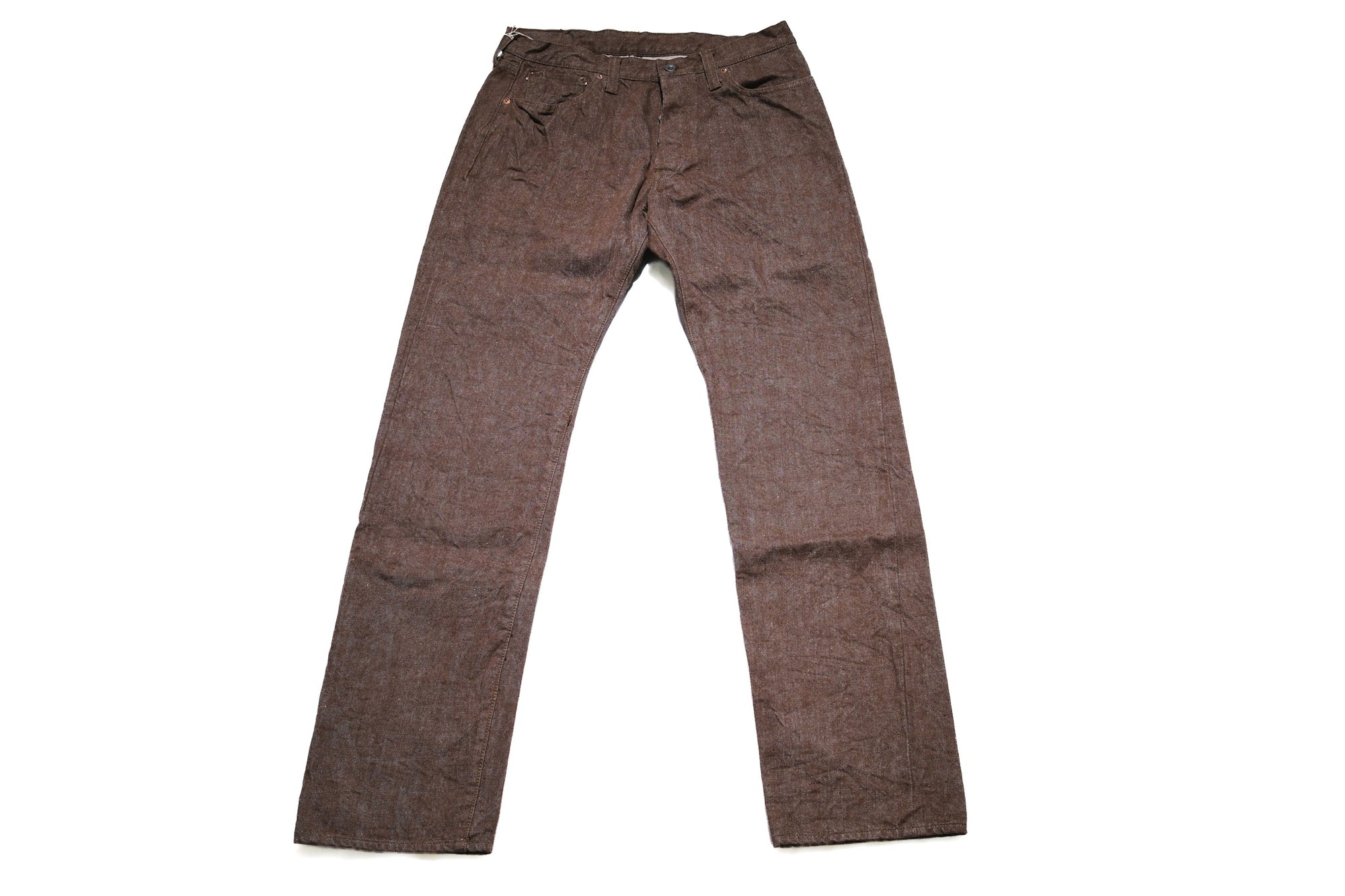 Samurai 15oz “Kanoko Brown” S0150BRX Denim (Regular Straight Fit)