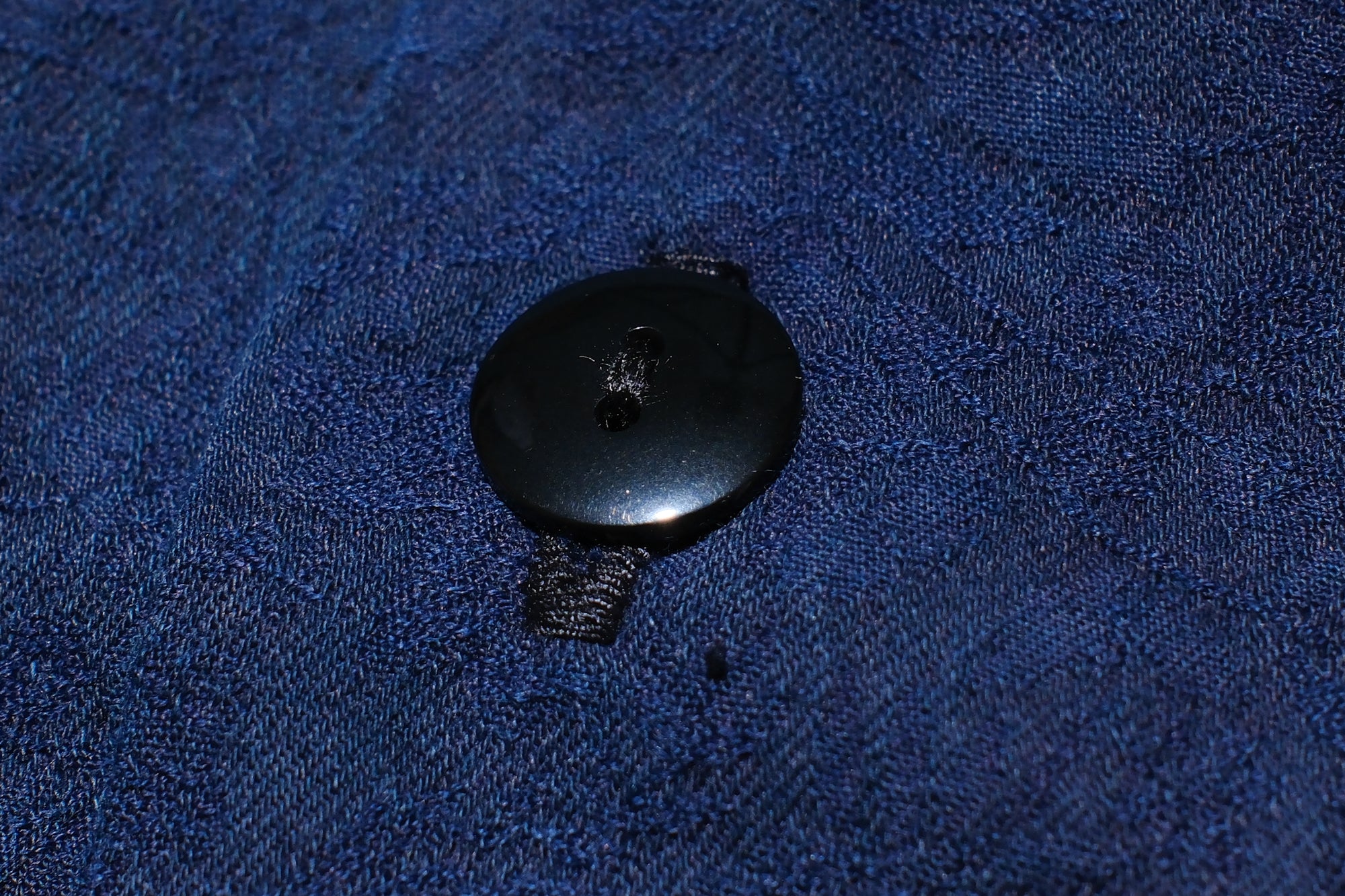 Pure Blue Japan Indigo "Flower" S/S Open Collar Shirt