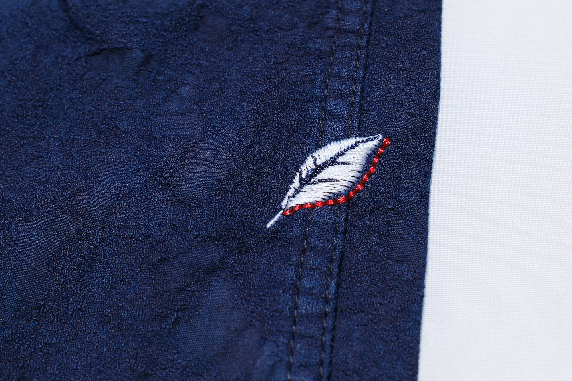 Pure Blue Japan Indigo "Paisley" S/S Open Collar Shirt