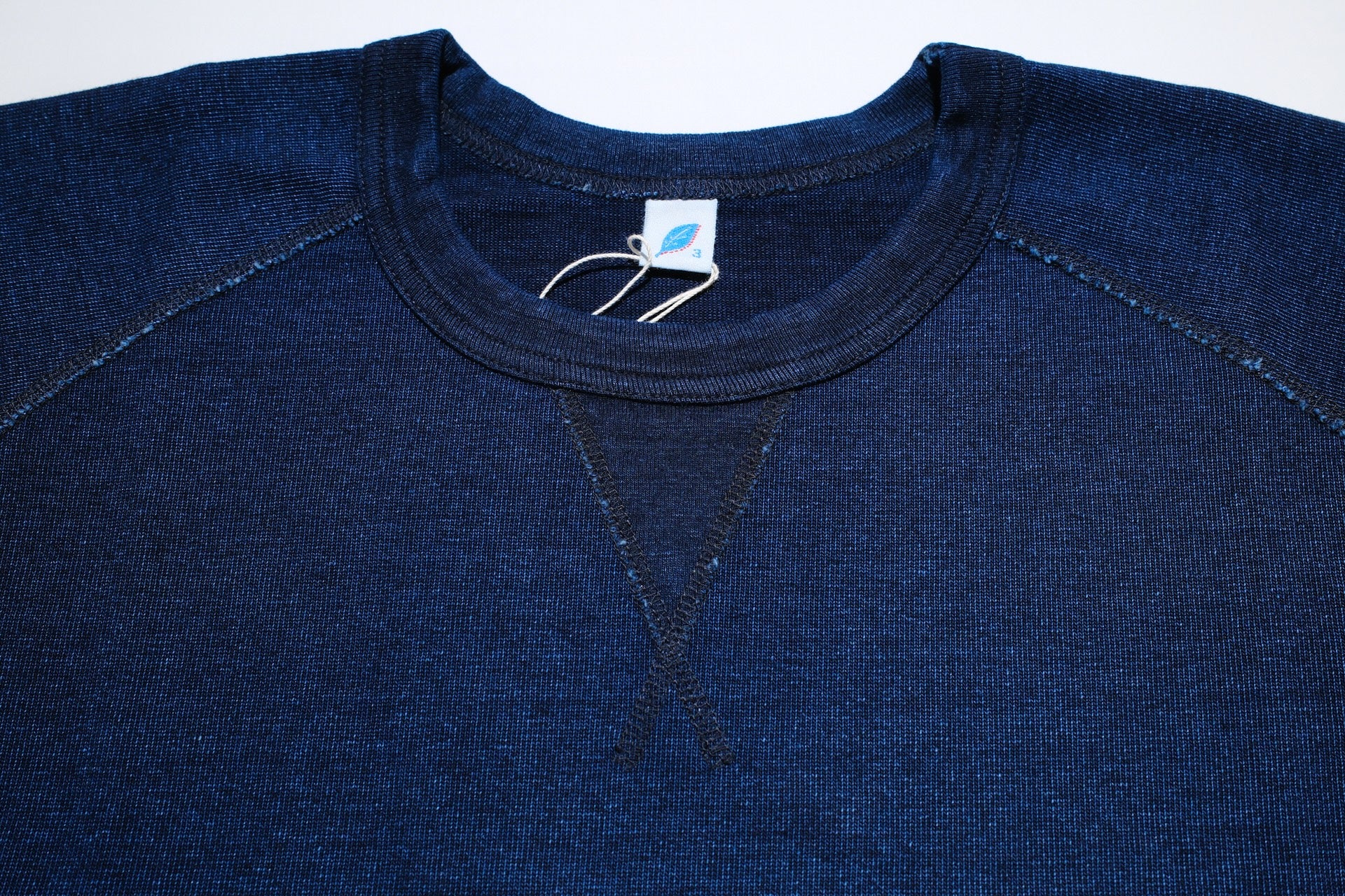 Pure Blue Japan 11oz Heavyweight “Raglan Style” S/S Tee (Grand Indigo)